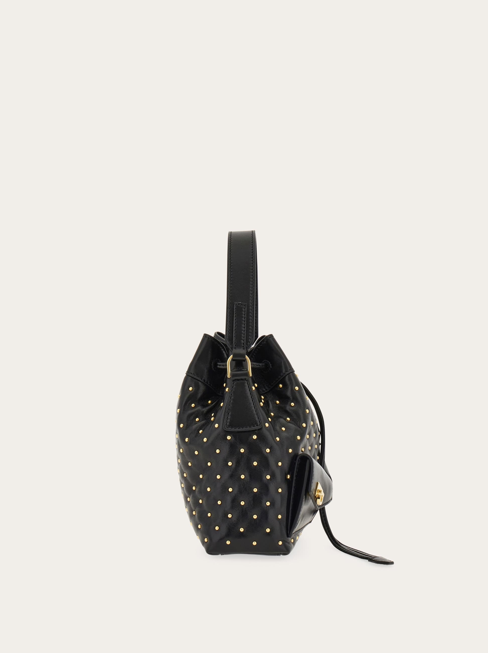 Ferragamo Sac Seau Multipocket Noir In Black
