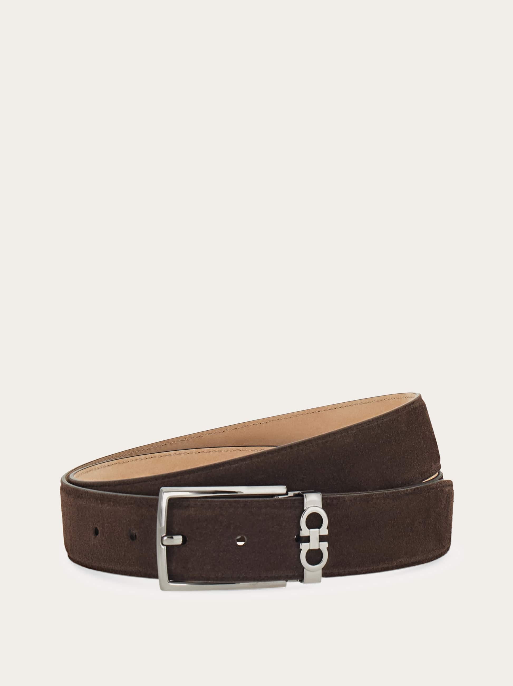 Ferragamo Men Adjustable belt Brown