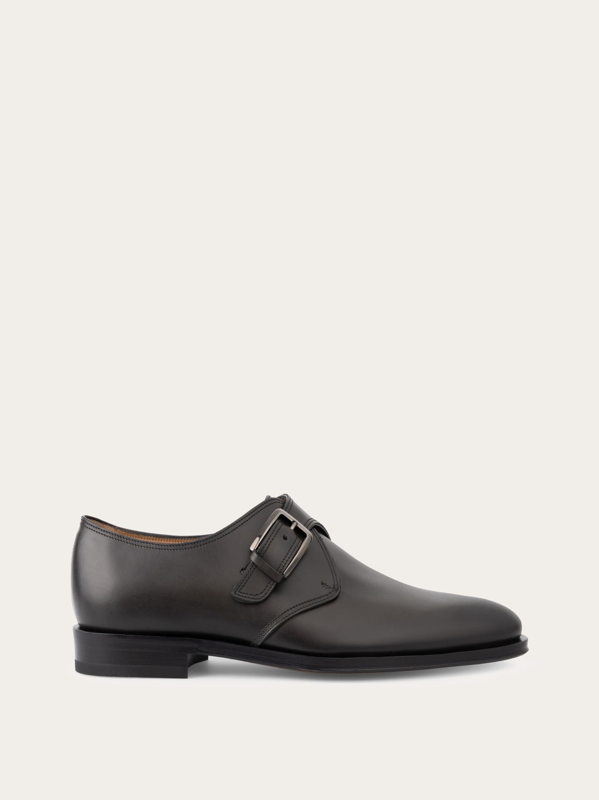 Ferragamo Men Single monkstrap Green Size 7