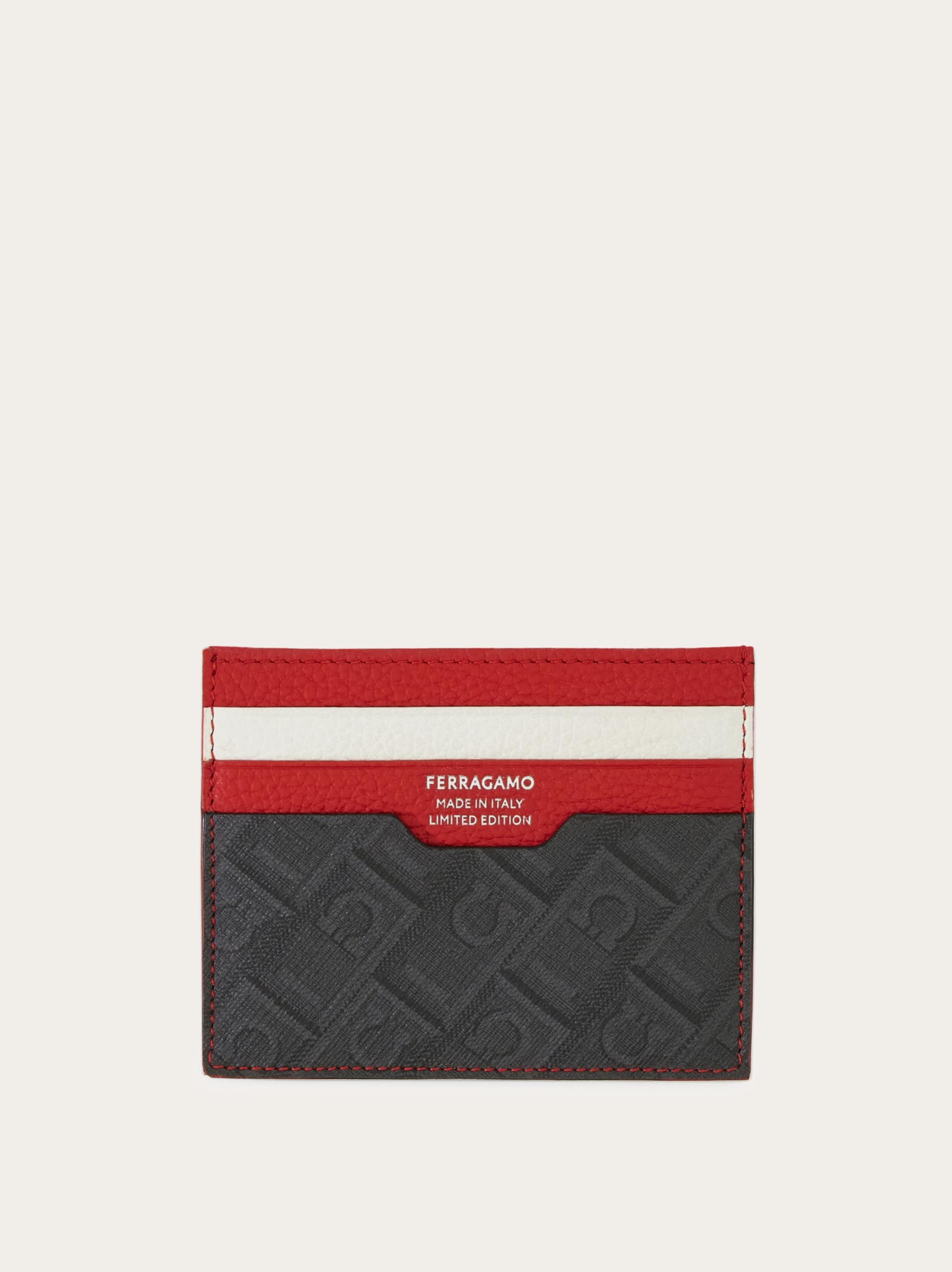 Ferragamo Monogram Credit Card Holder - Sport Capsule In Multi