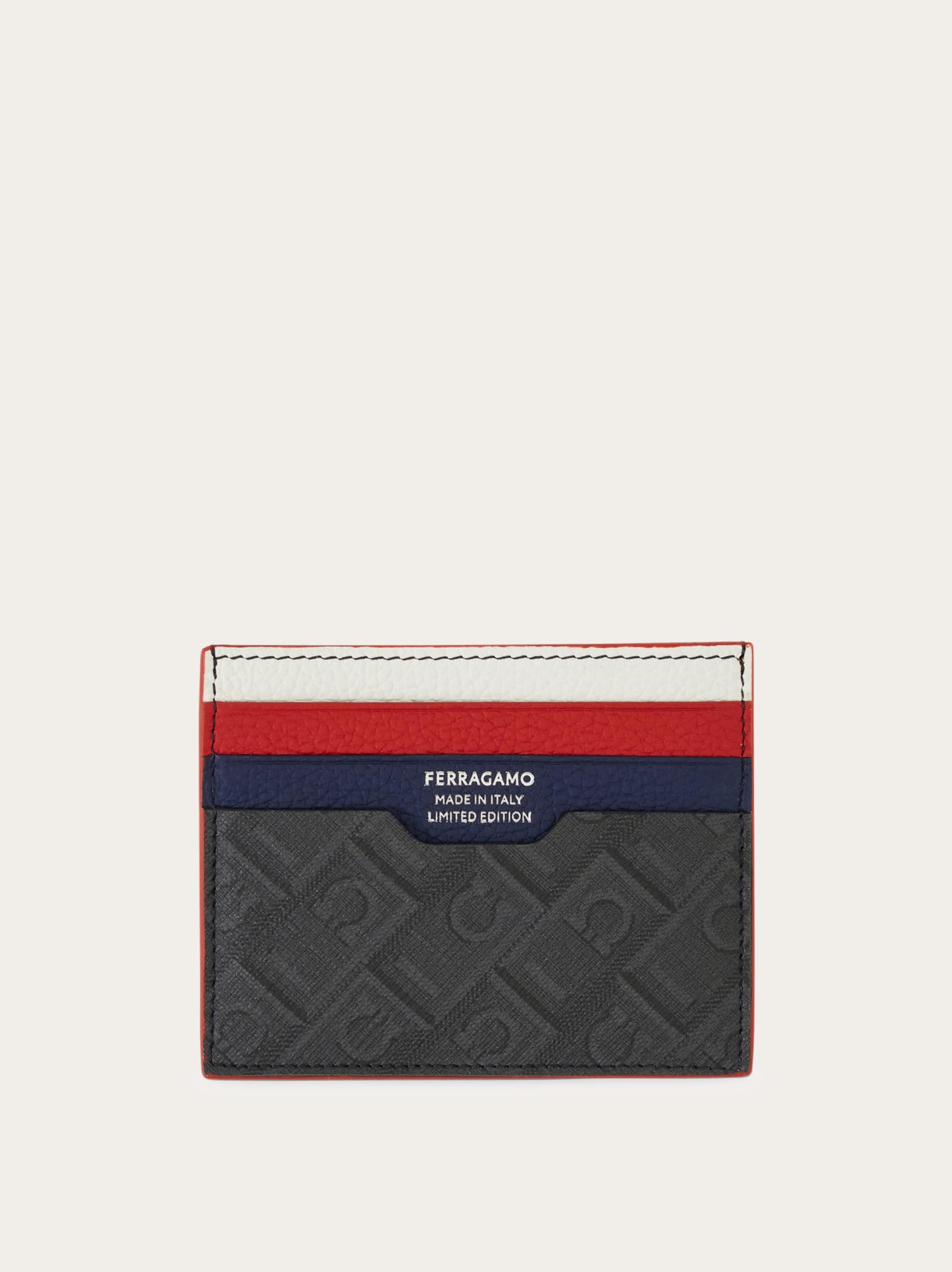 Ferragamo Monogram Credit Card Holder - Sport Capsule In Multi
