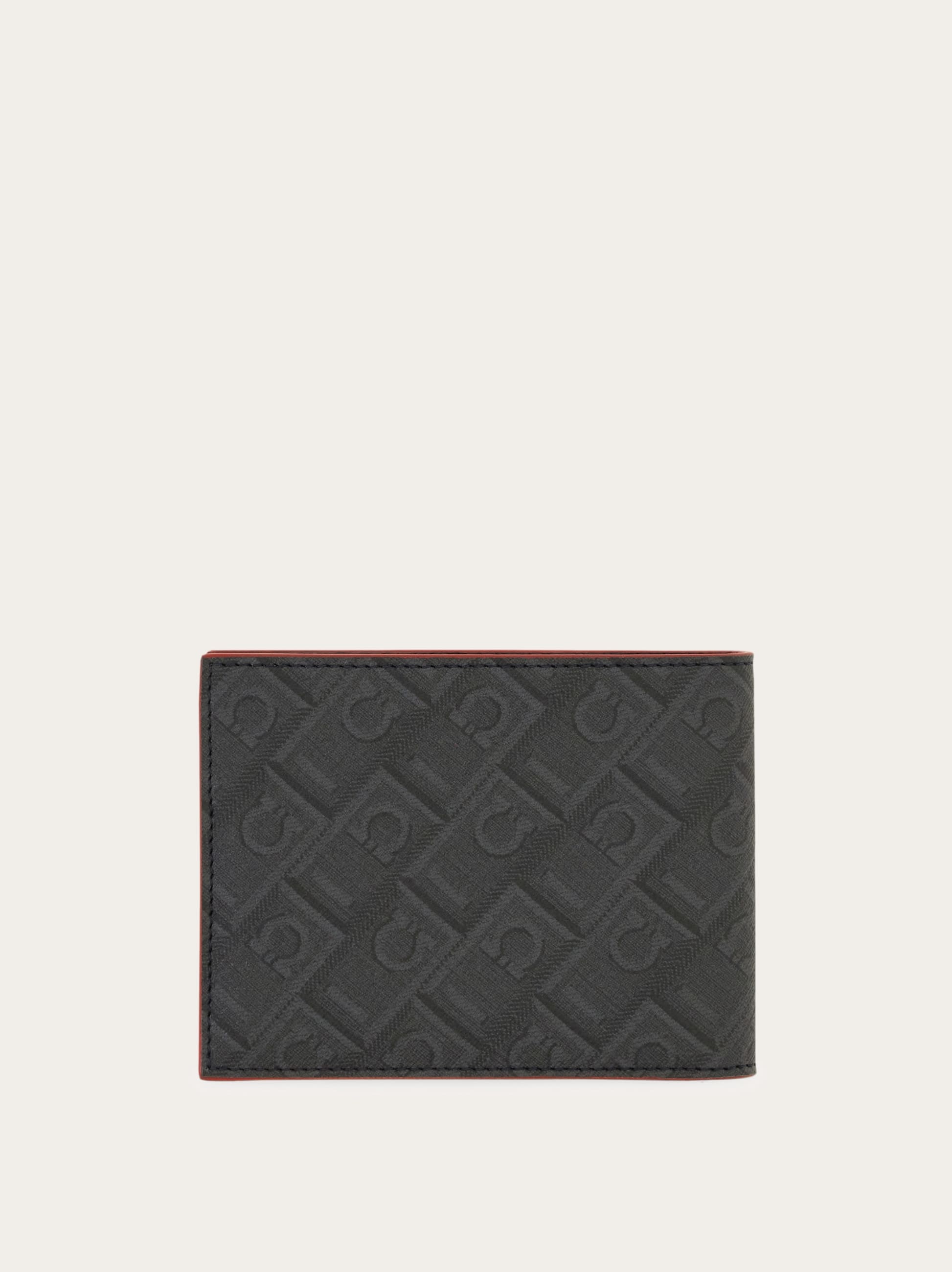  Ferragamo Men Ferragamo Monogram Wallet   Citymatch Capsule Beige 