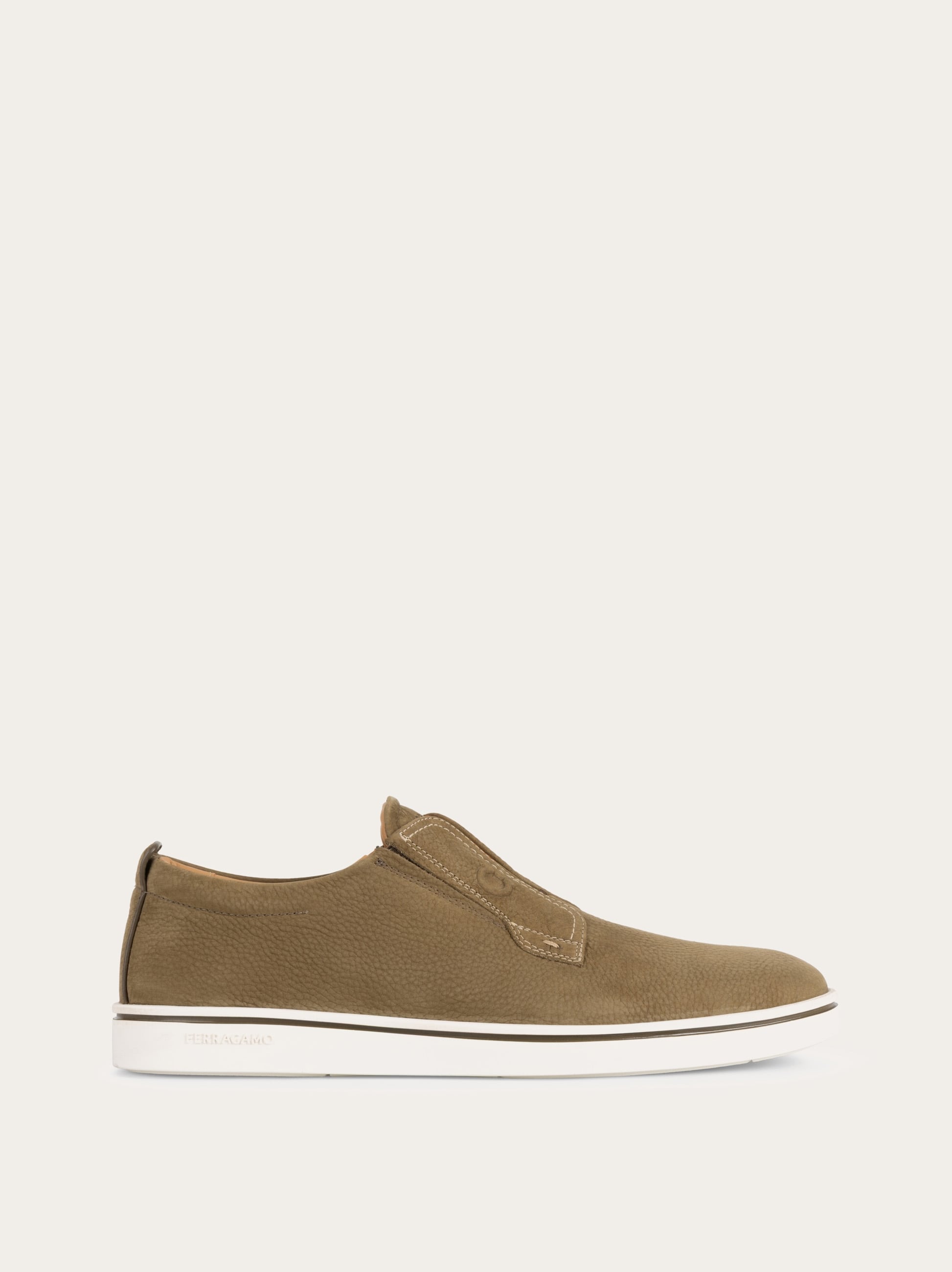 Ferragamo Men Derby slip-on Brown Size 7