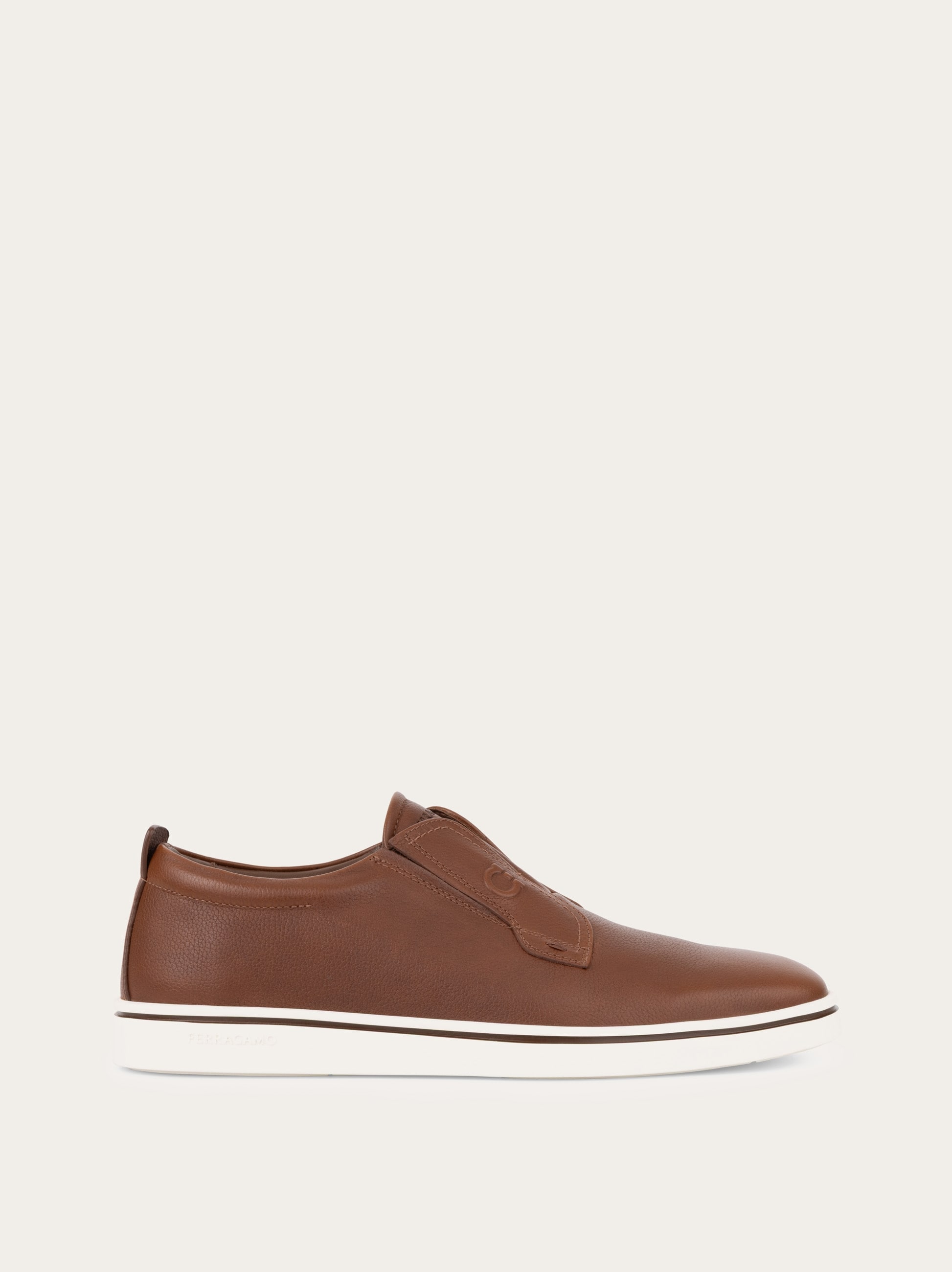 Ferragamo Men Derby slip-on Brown Size 7