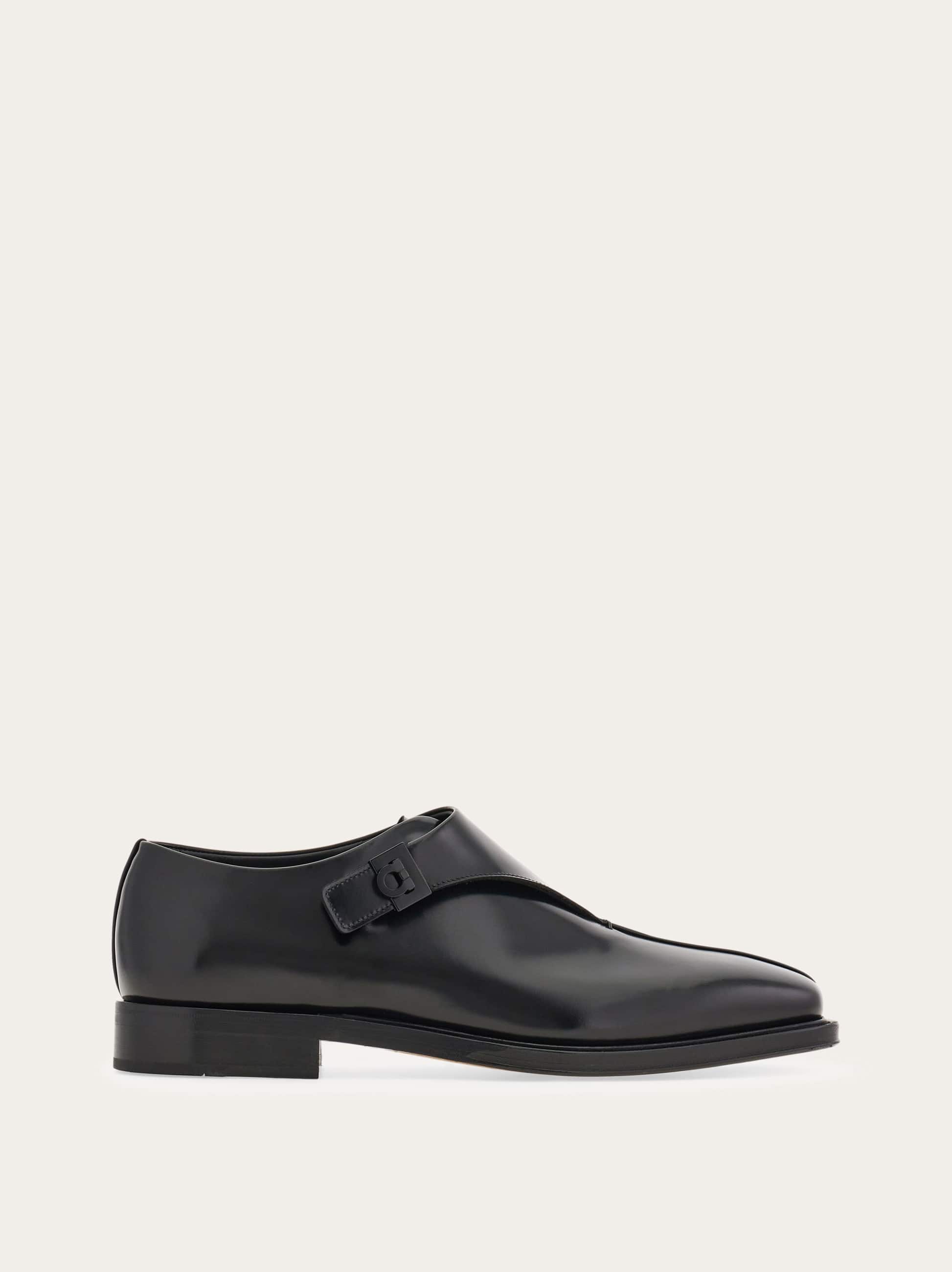 Ferragamo Uomo Derby con fibbia Hug Nero Taglia 42