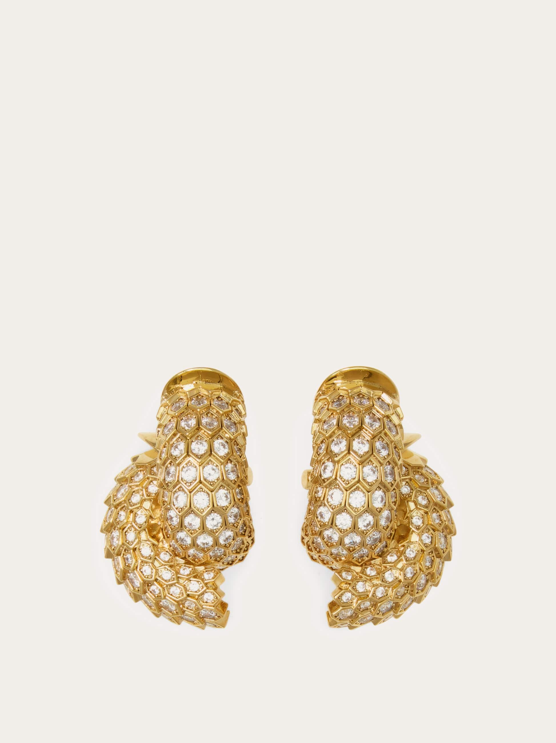 Ferragamo Women Sculptural earrings Gold