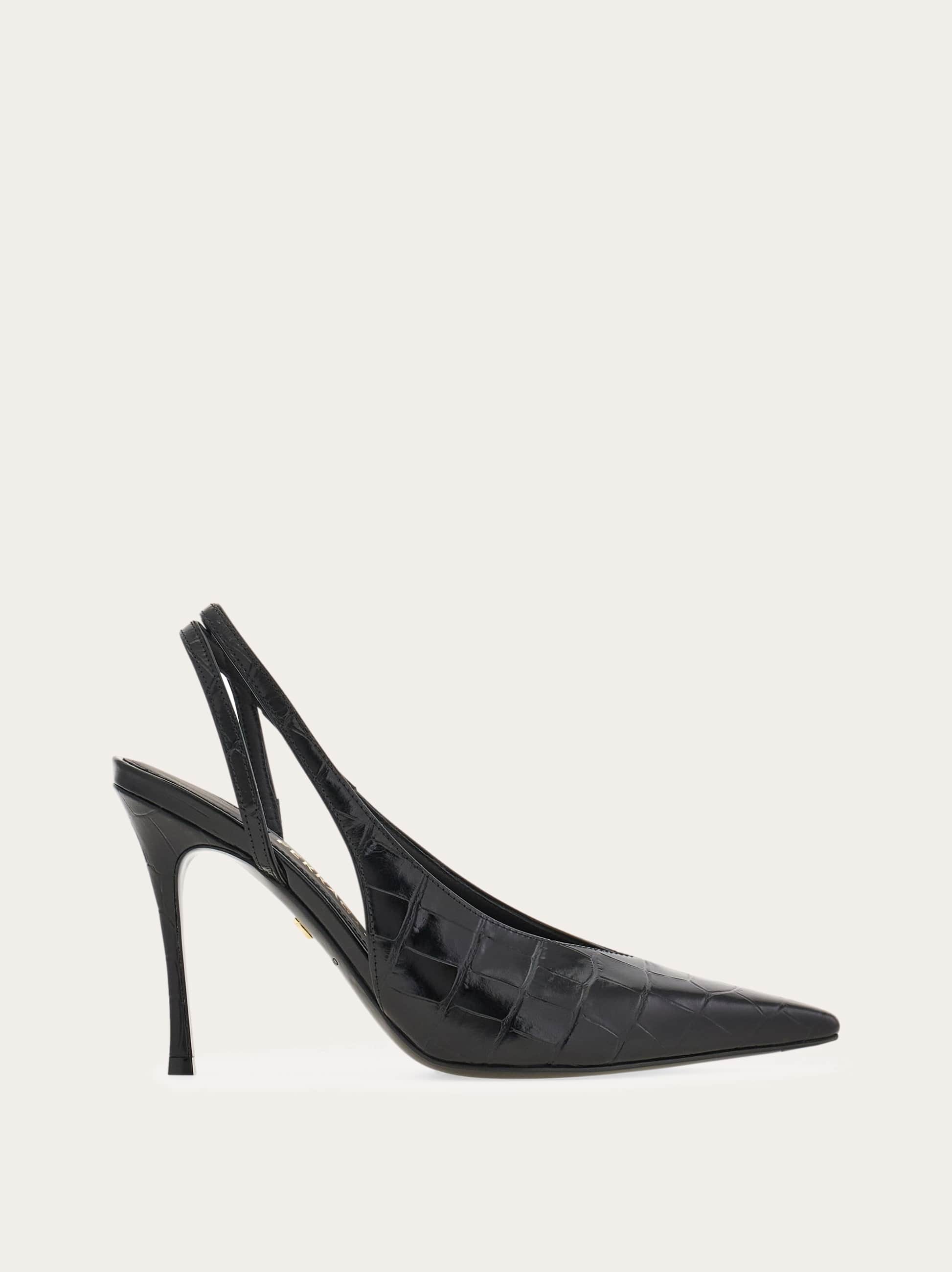 Ferragamo Donna Slingback Nero Taglia 35.5
