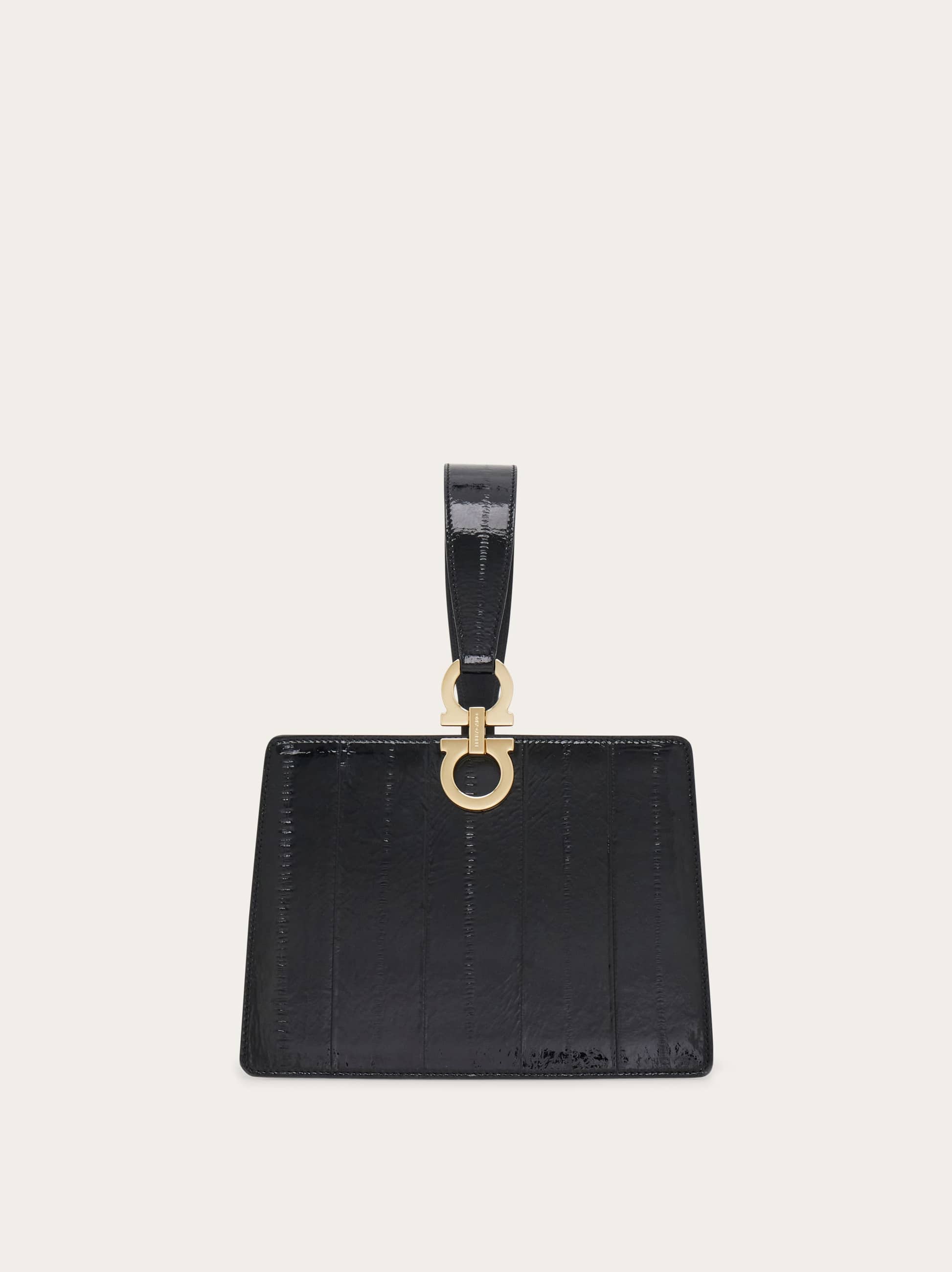 Ferragamo Mini Pochette Noir In Black