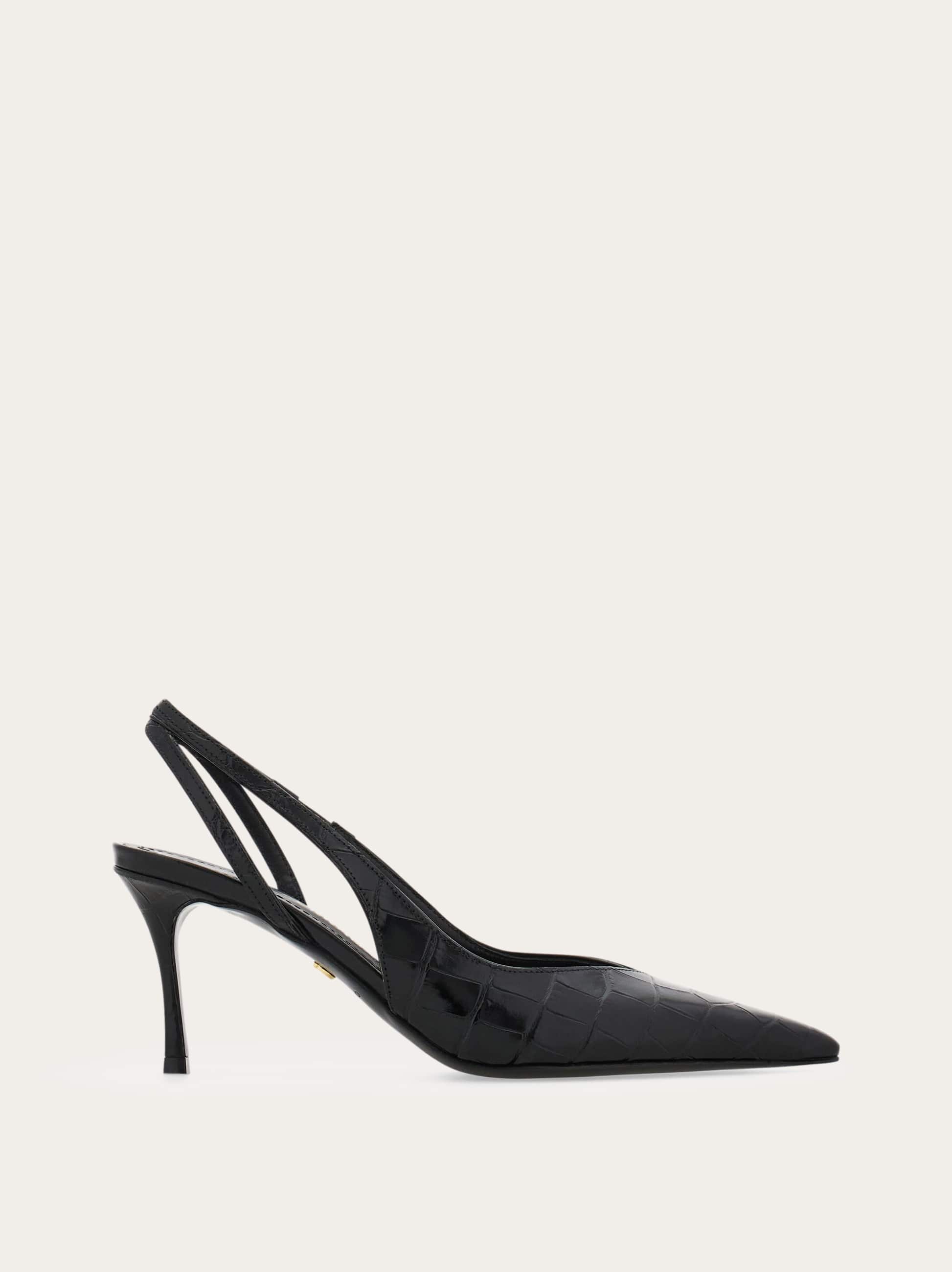 Ferragamo Women Mid heel slingback Black Size 5