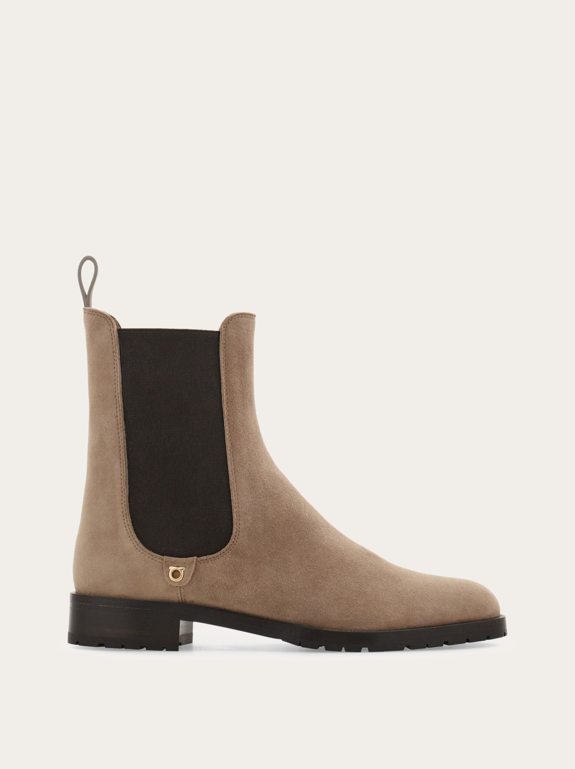 Ferragamo Donna Stivaletto Chelsea Marrone Taglia 37