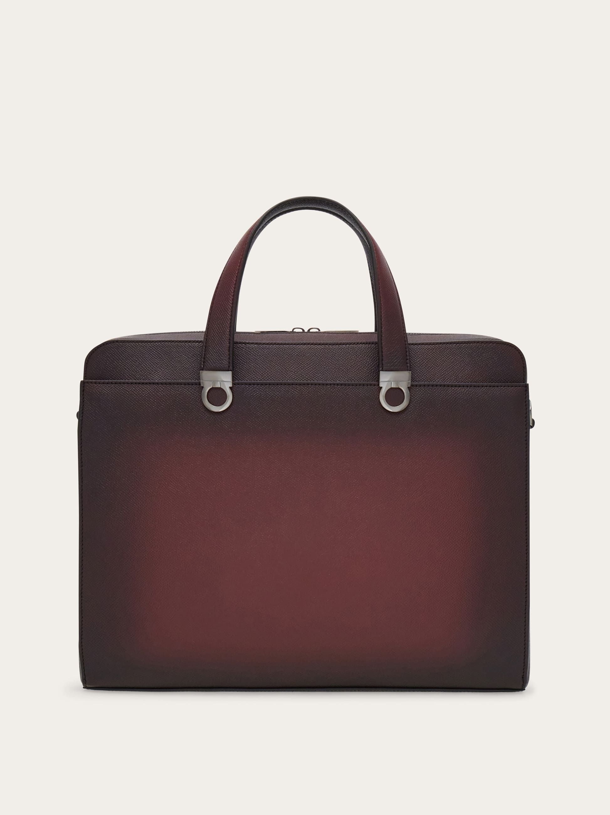 Ferragamo Men Gancini briefcase Red