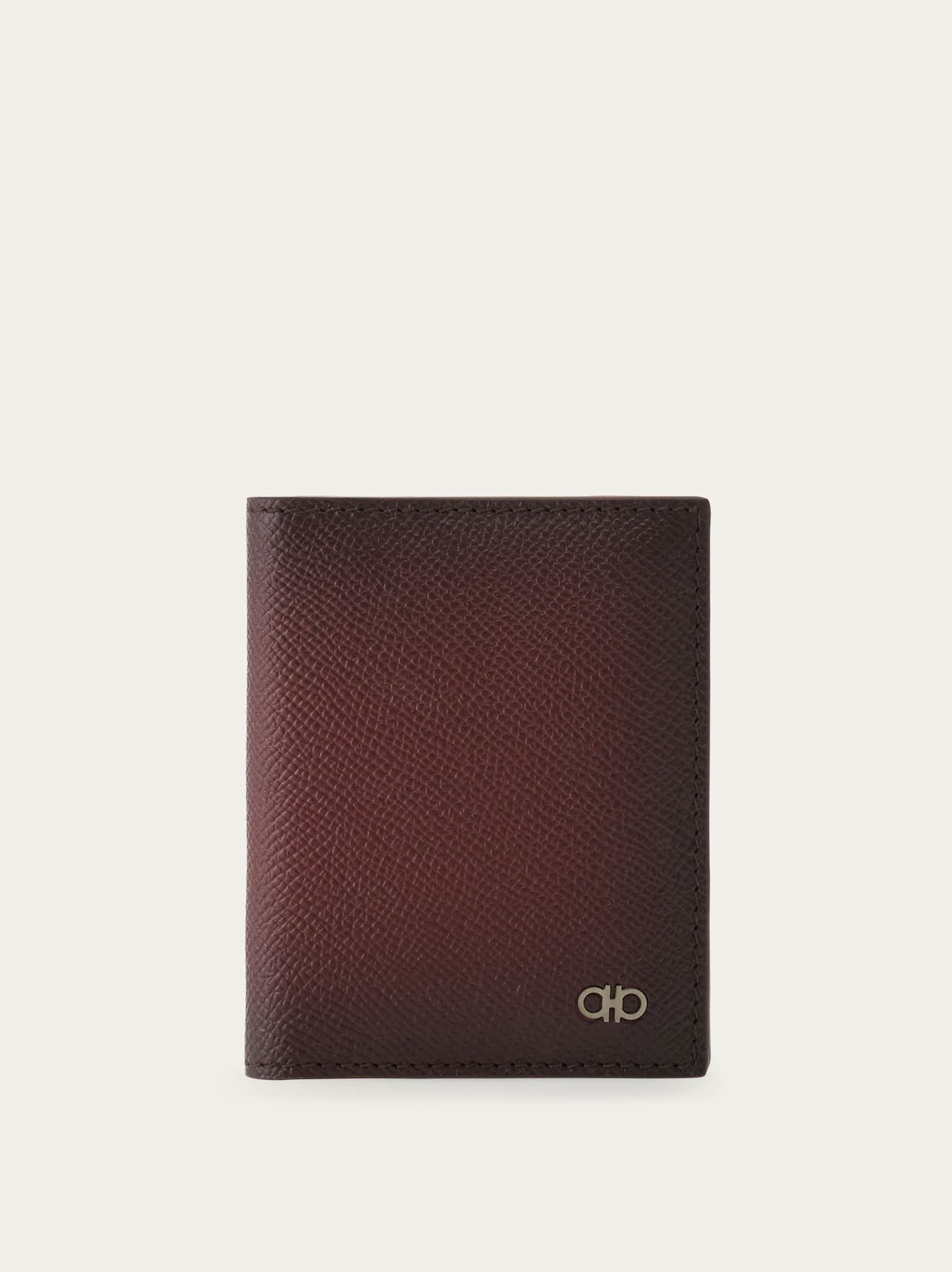 Ferragamo Uomo Porta carte di credito Gancini Rosso