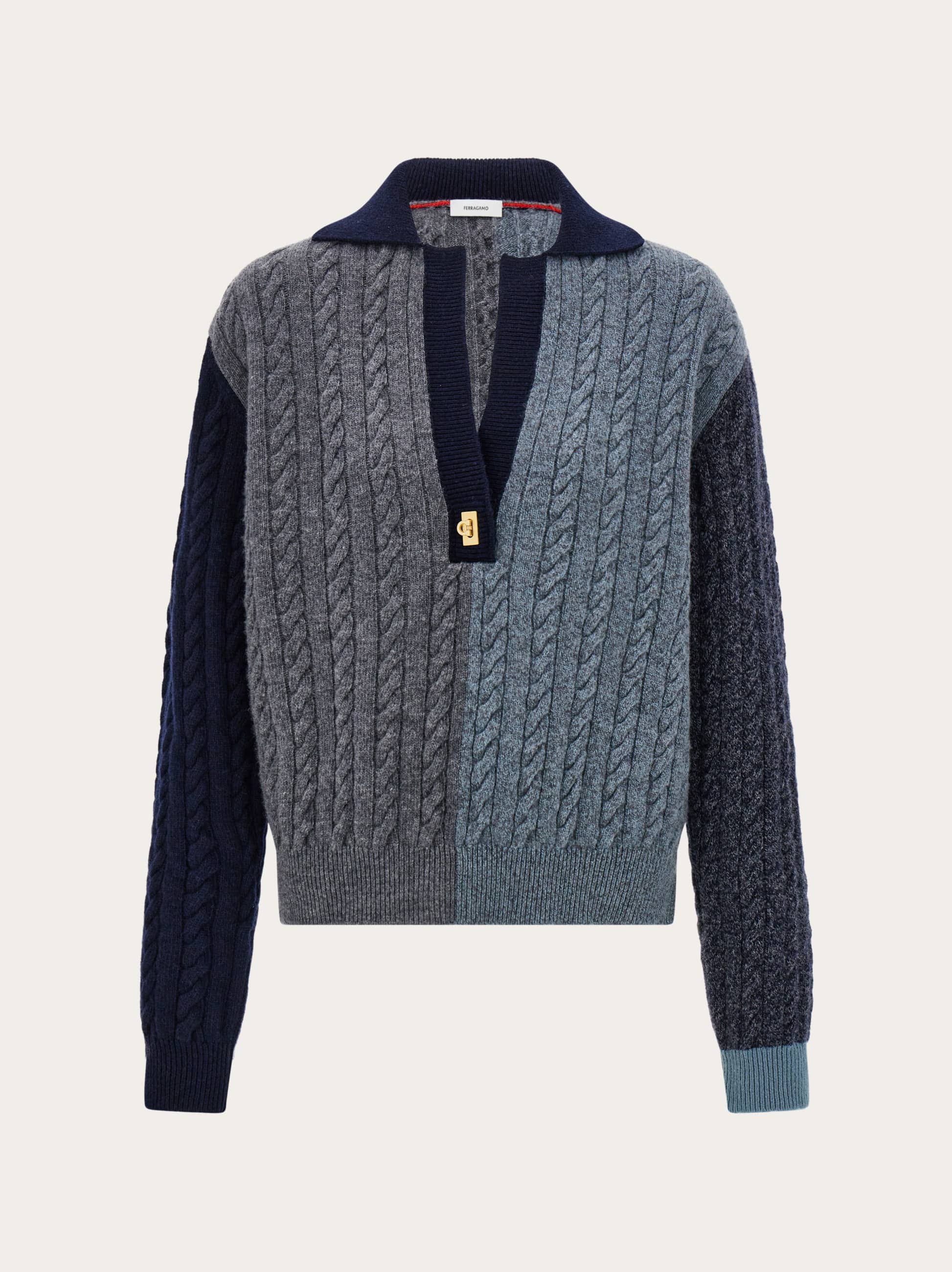 Ferragamo Women Cable knit Grey