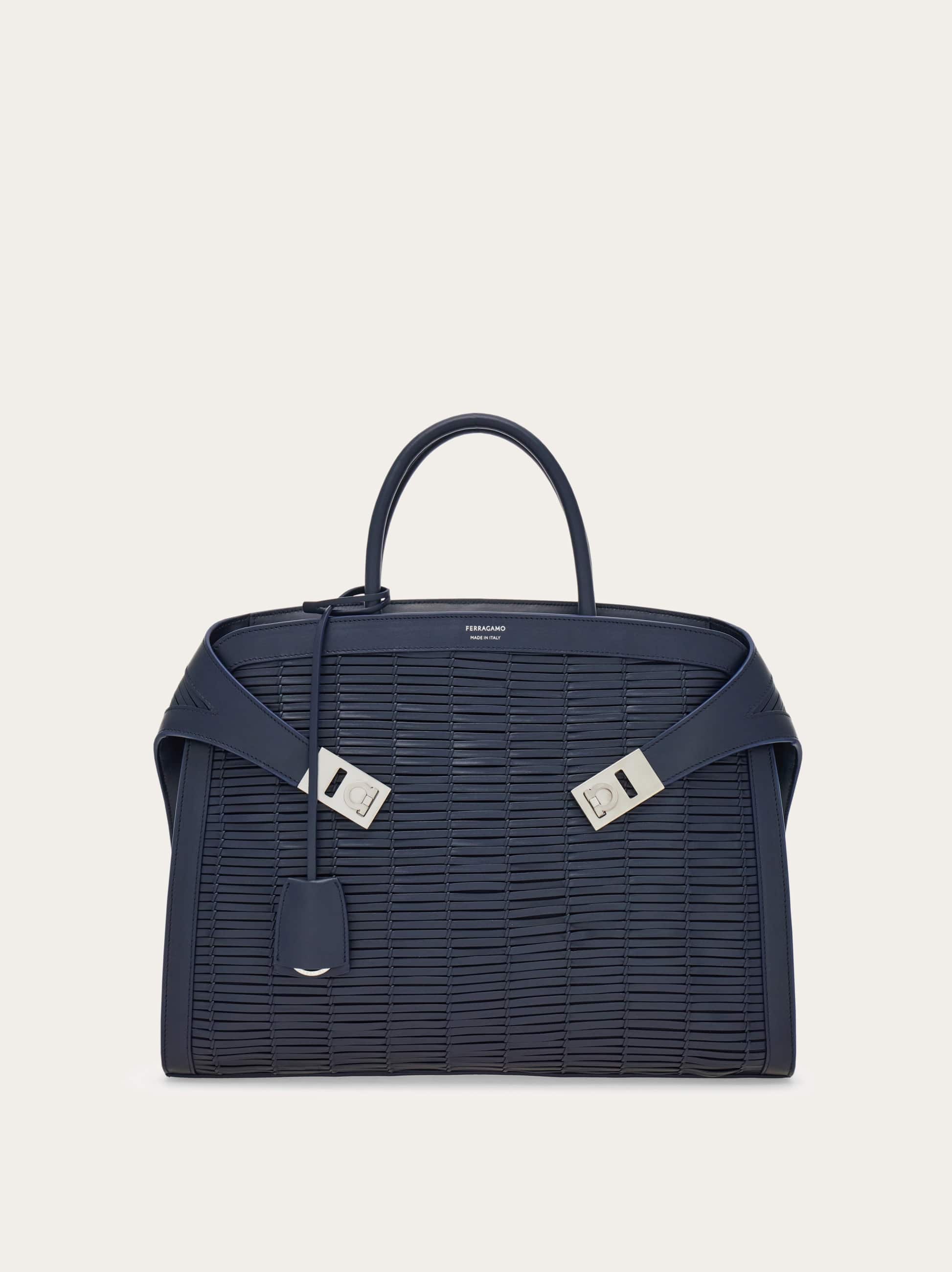 Ferragamo Men Hug tote bag Blue