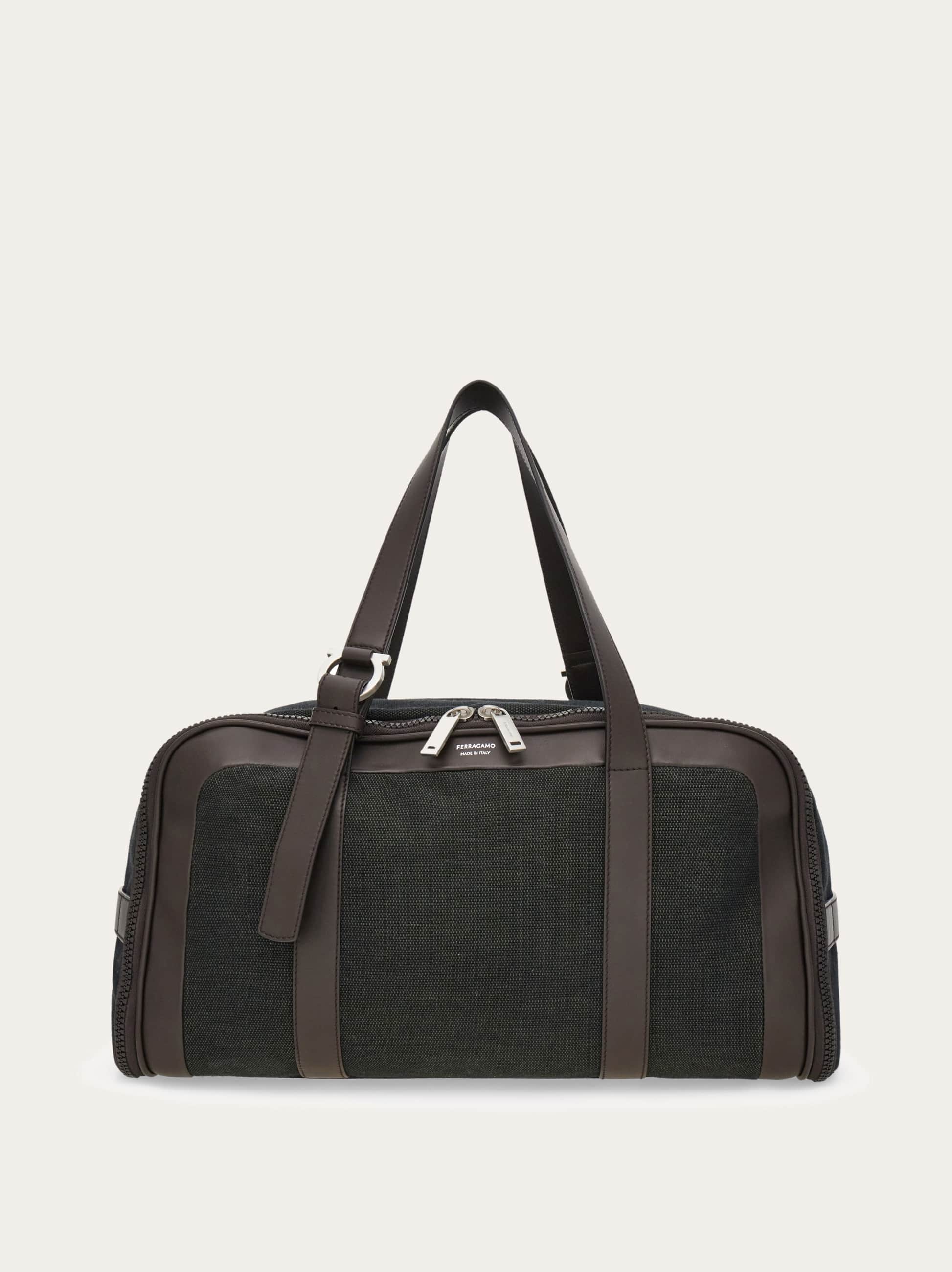Ferragamo Men Foldable weekend bag Green