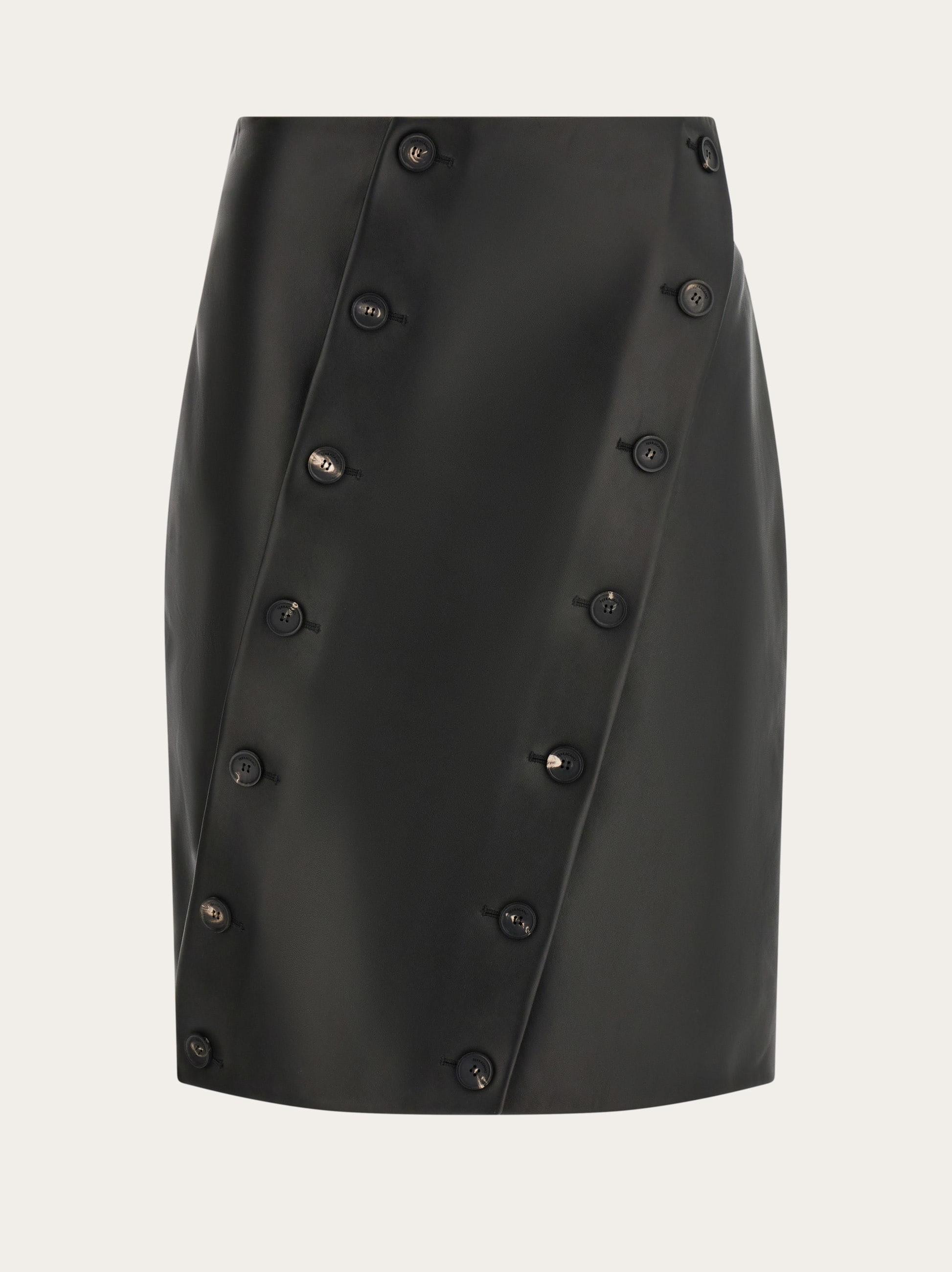 Ferragamo Women Nappa skirt Black