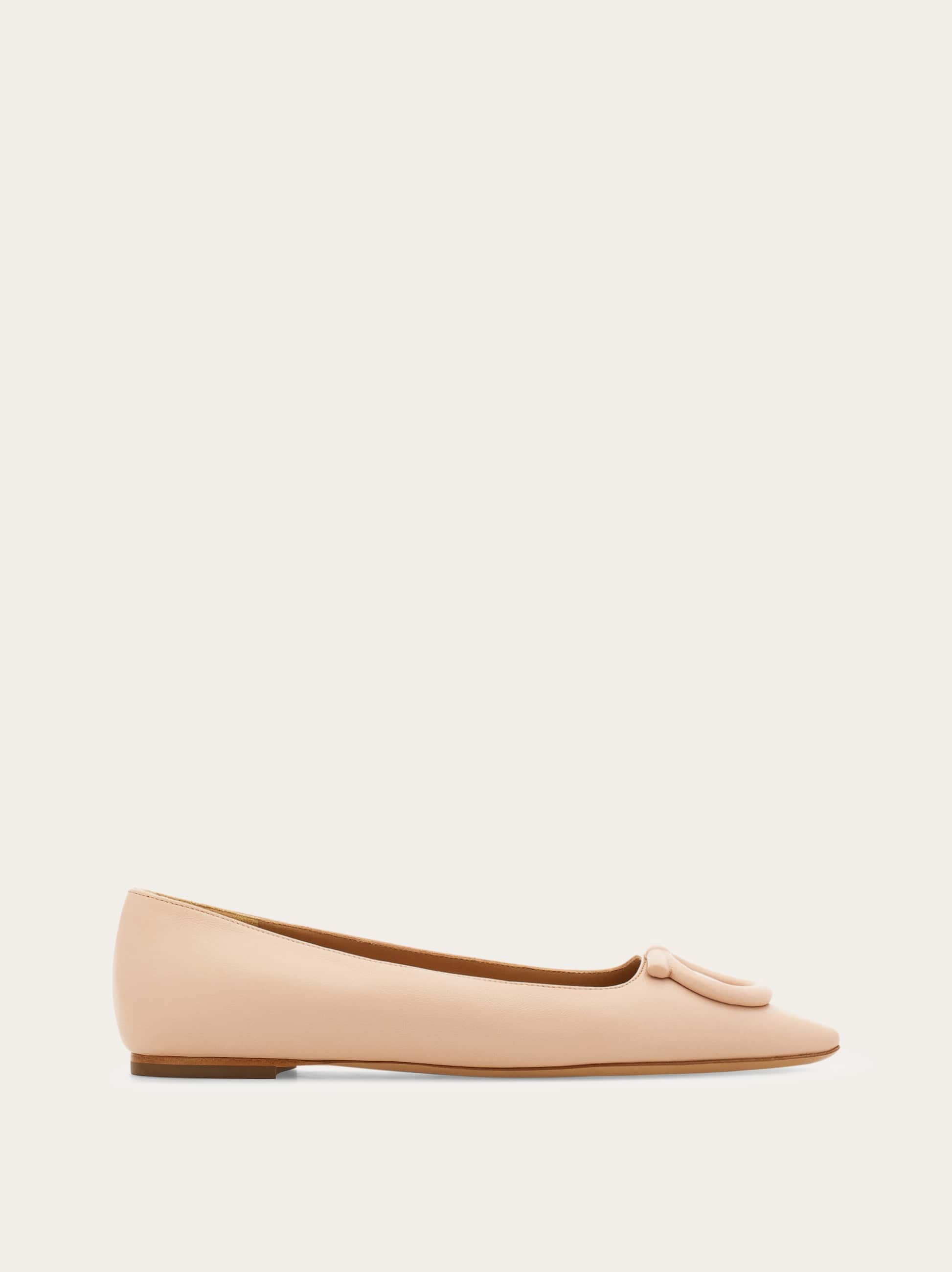 Ferragamo Women Tonal maxi Gancini ballet flat Pink Size 5