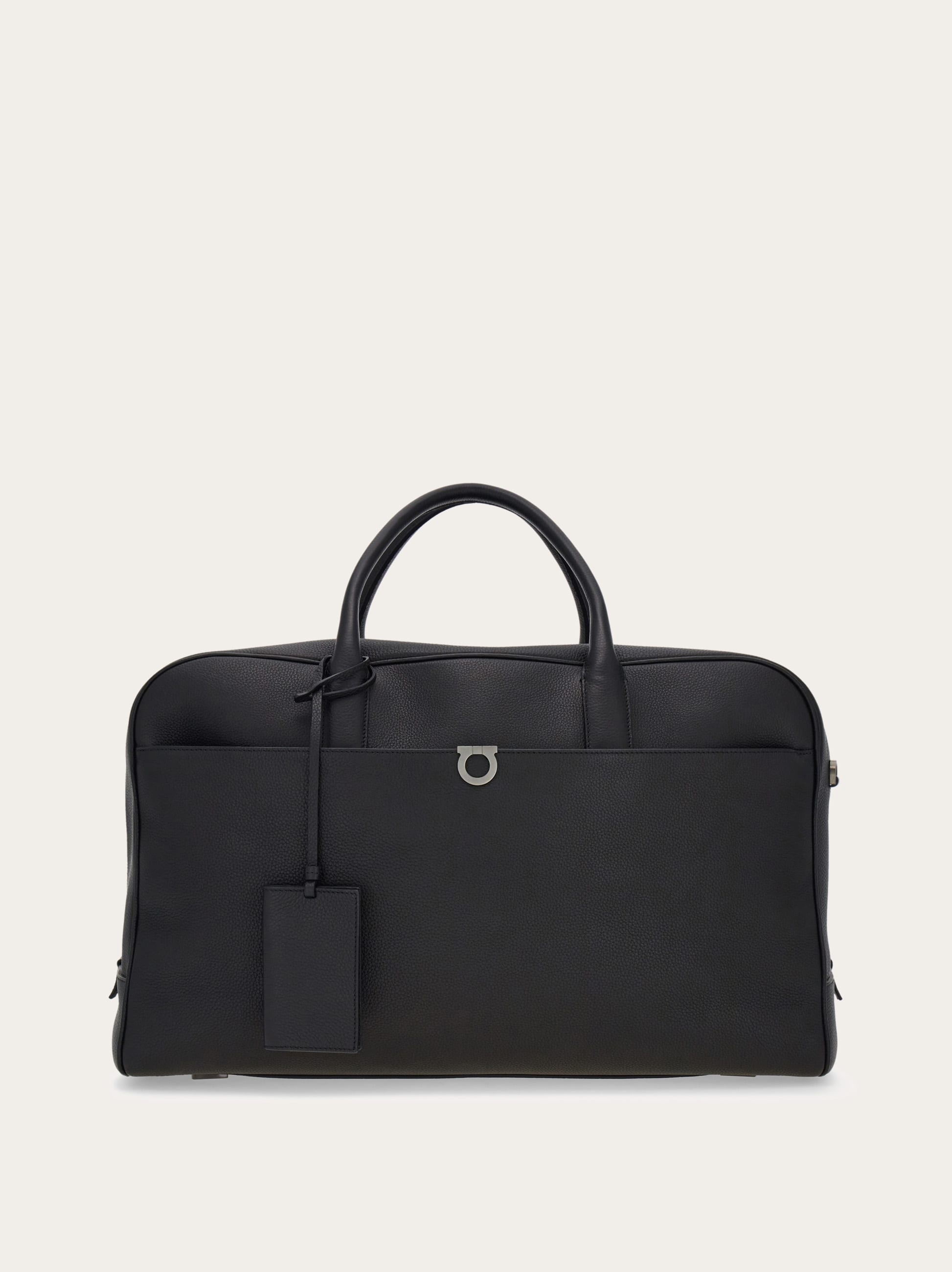 Ferragamo Men Gancini duffle bag Black