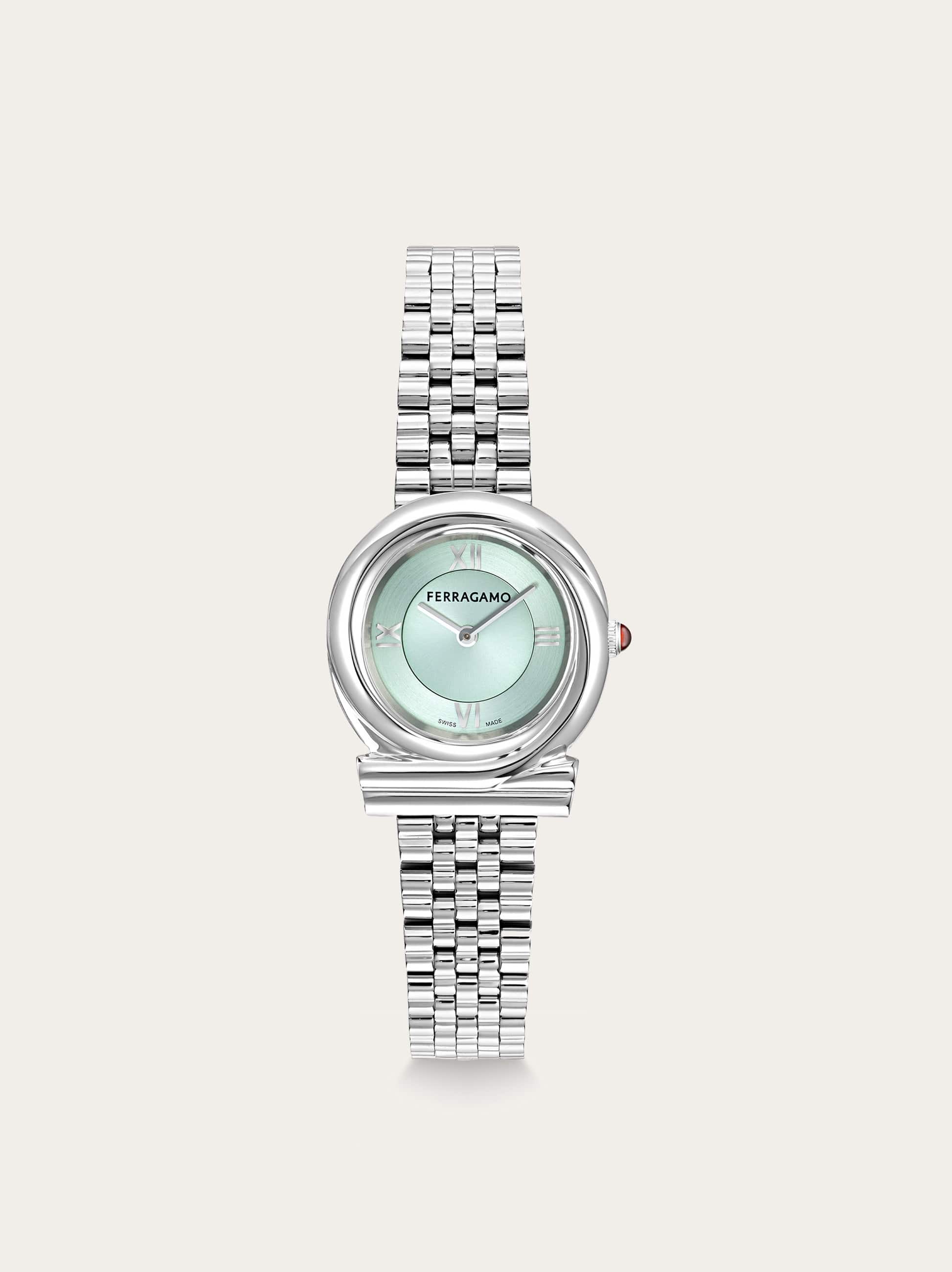 Ferragamo Donna Orologio Gancini Twisted Verde