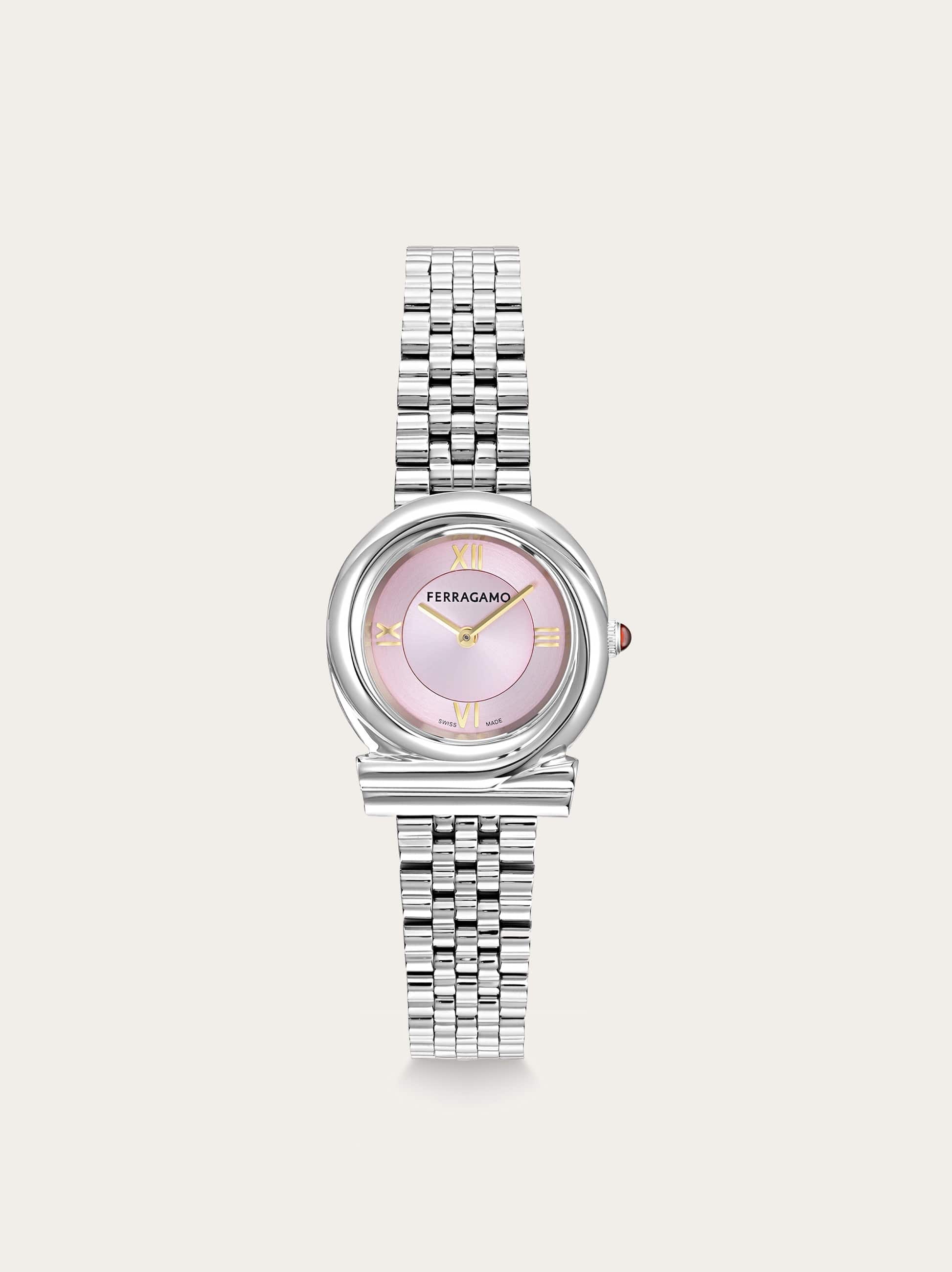 Ferragamo Donna Orologio Gancini Twisted Rosa