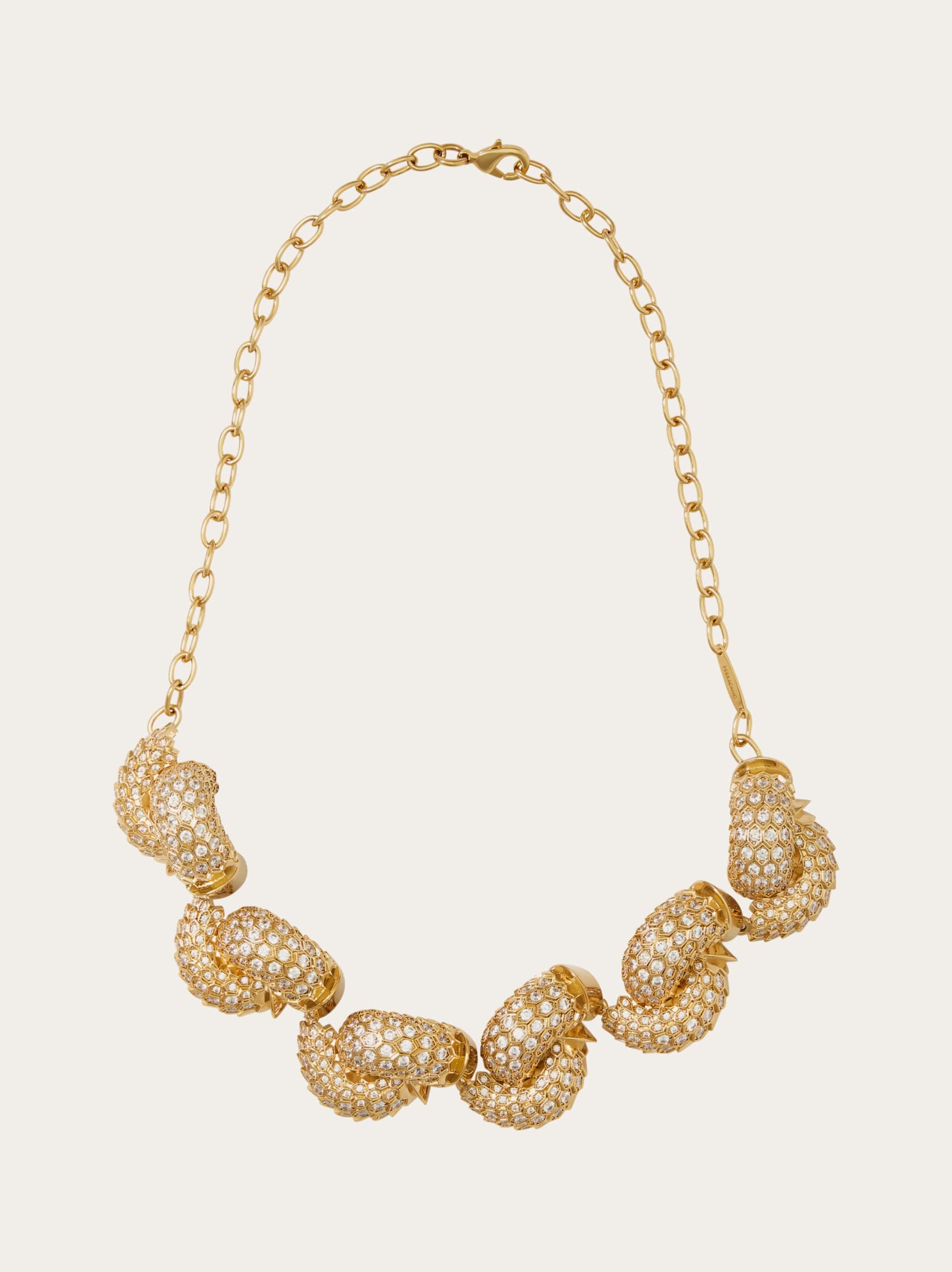 Ferragamo Donna Collana scultorea Oro