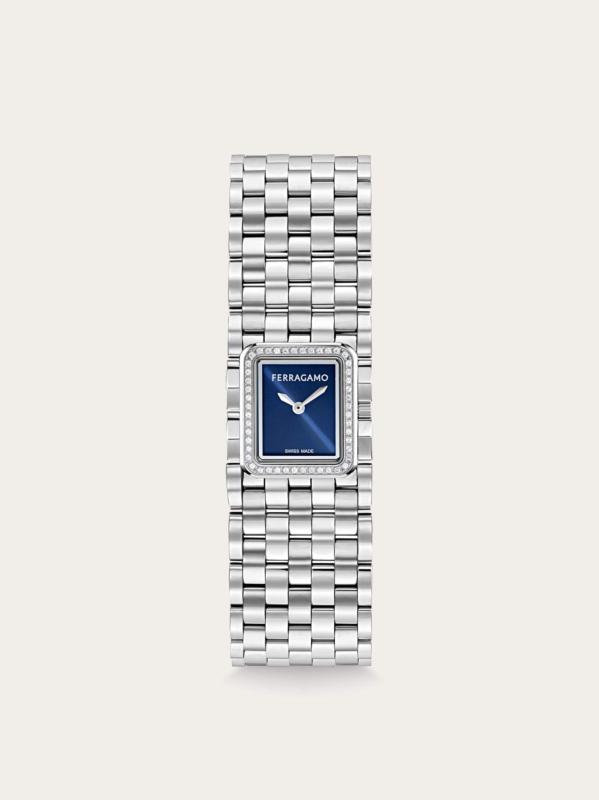 Ferragamo Entrelacé Watch In Blue