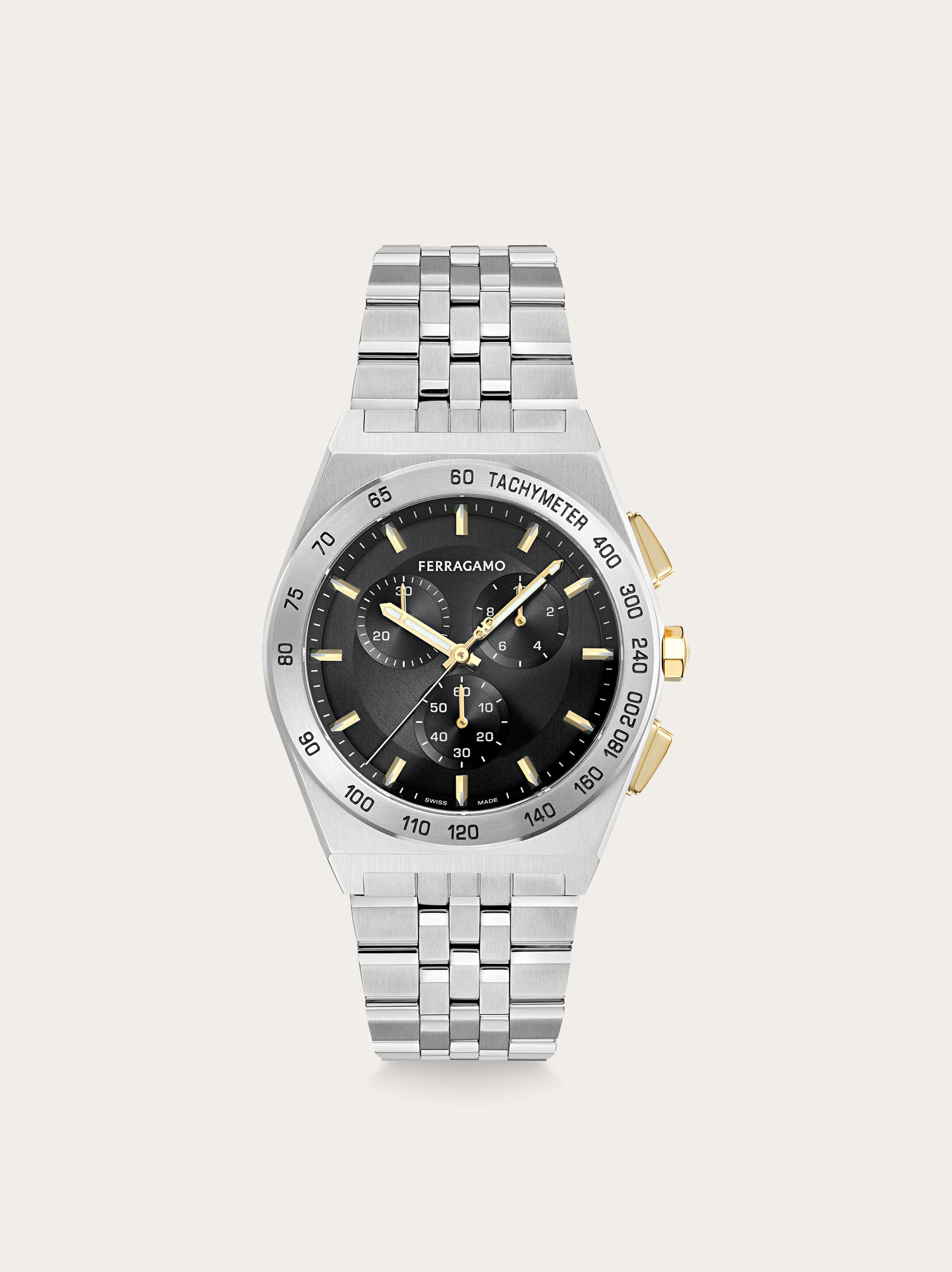 Ferragamo Men Vega New Chrono watch Black