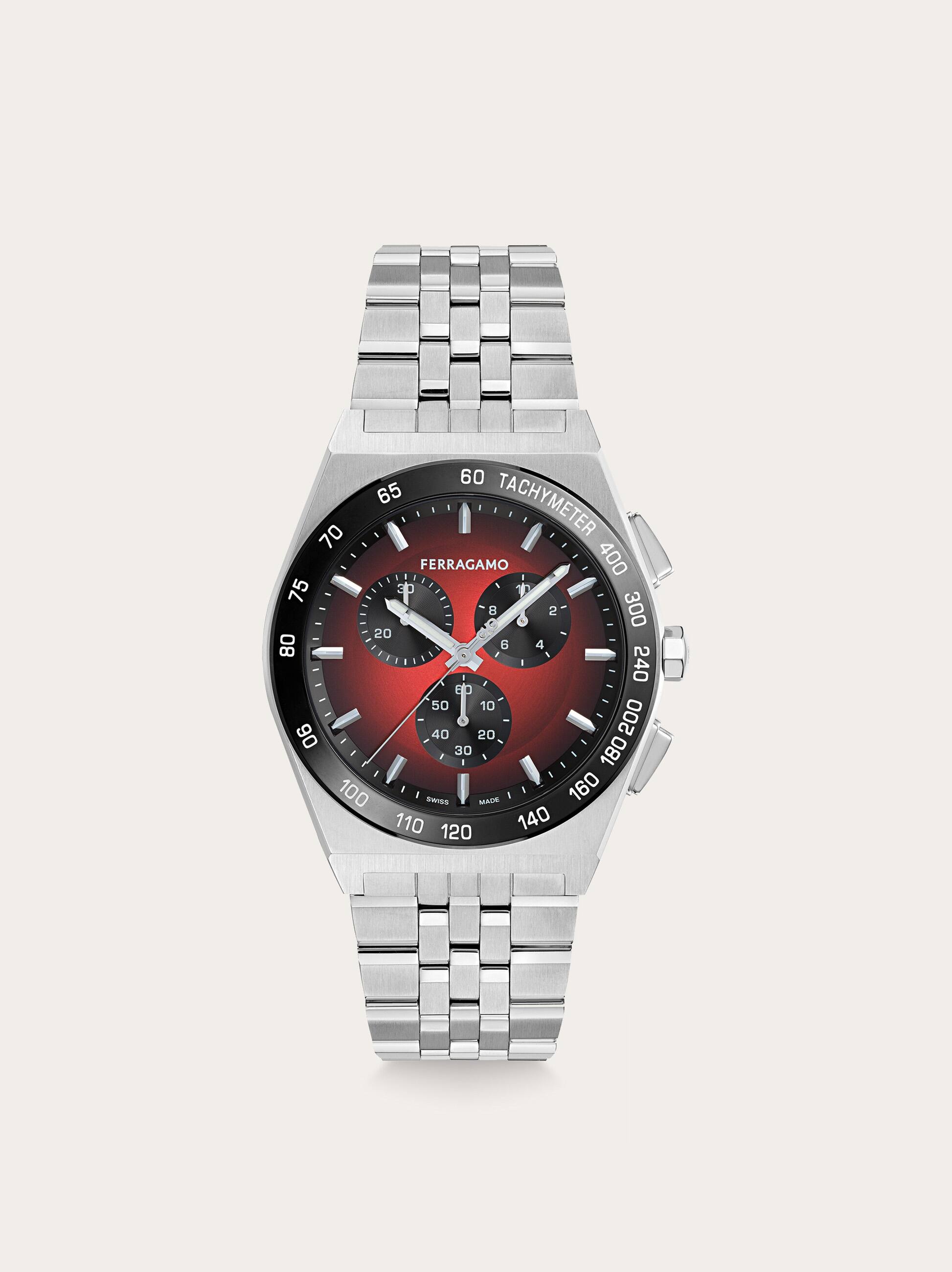 Ferragamo Men Vega New Chrono watch Red
