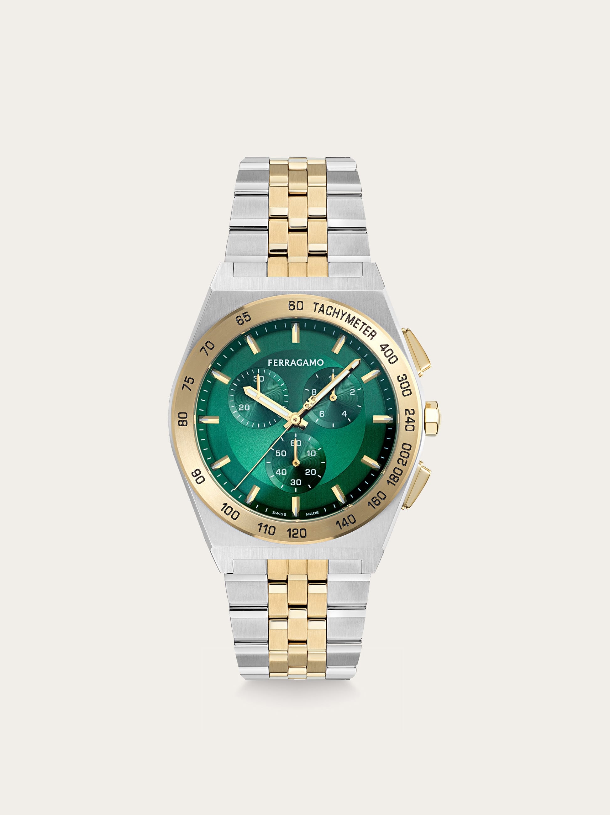 Ferragamo Men Vega New Chrono watch Green