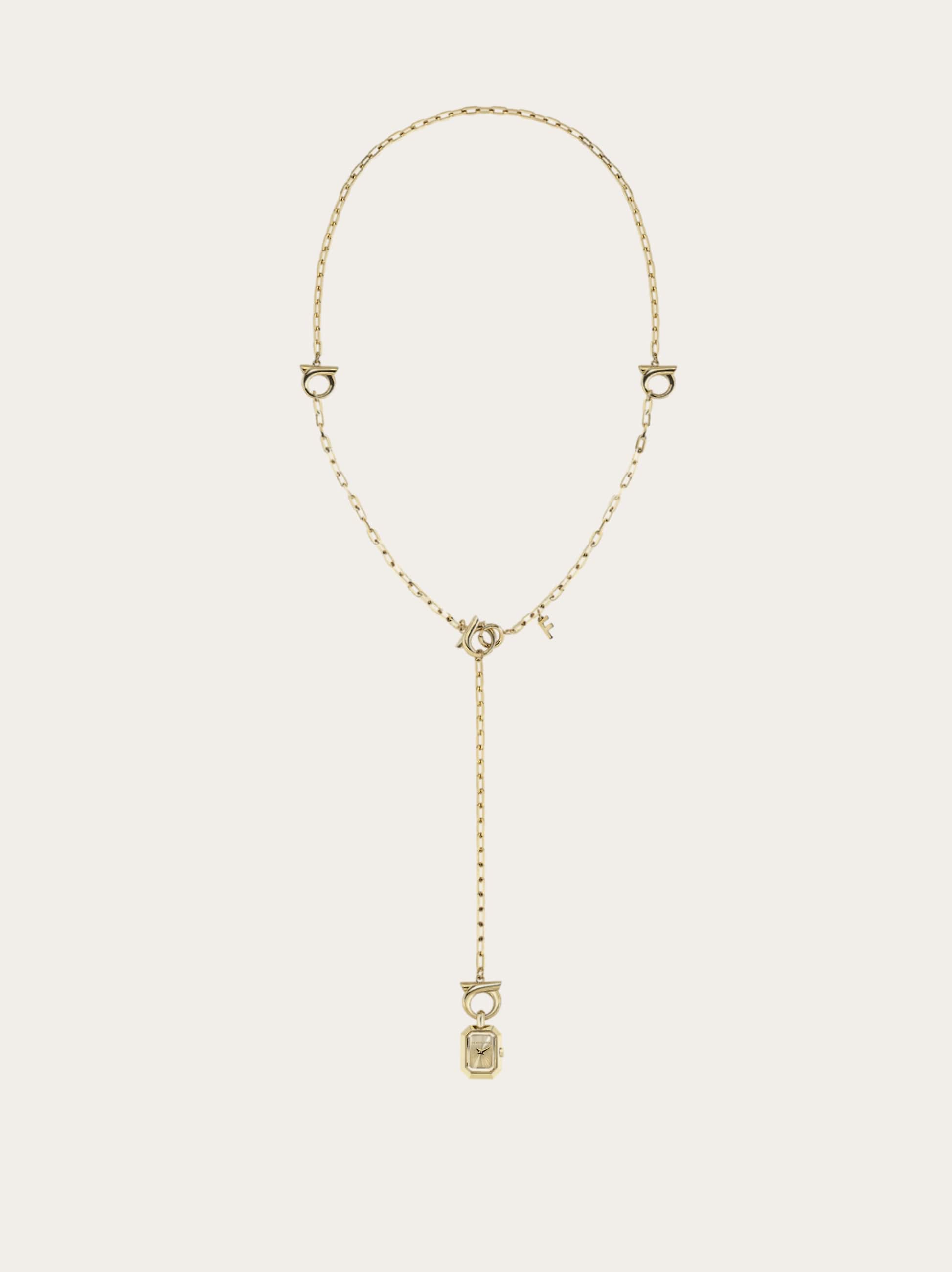 Ferragamo Donna Orologio Ferragamo Charm Sautoir Giallo