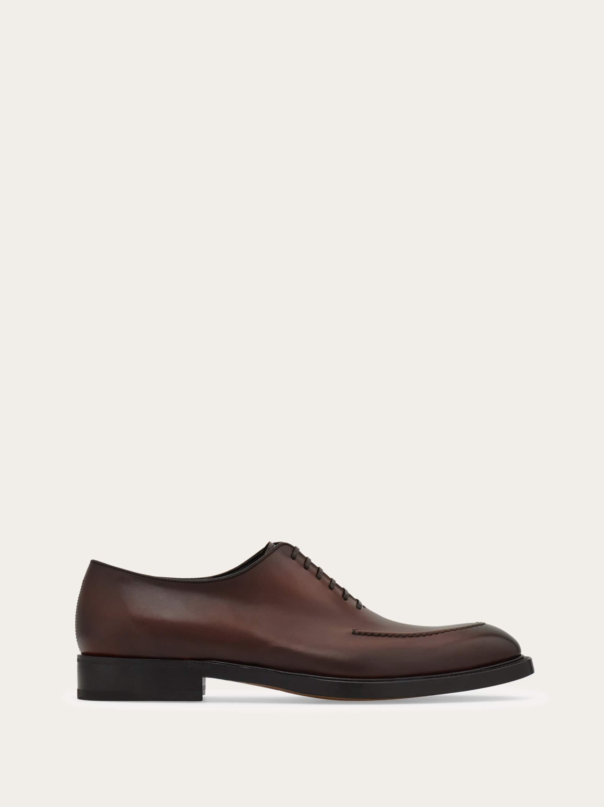 Ferragamo Men Oxford shoe with stitching detail Brown Size 8