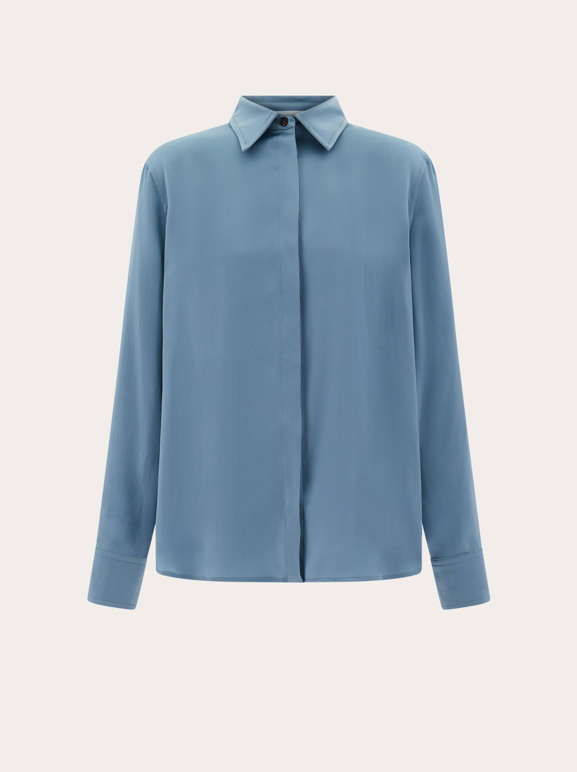 Ferragamo Donna Camicia fluida Verde