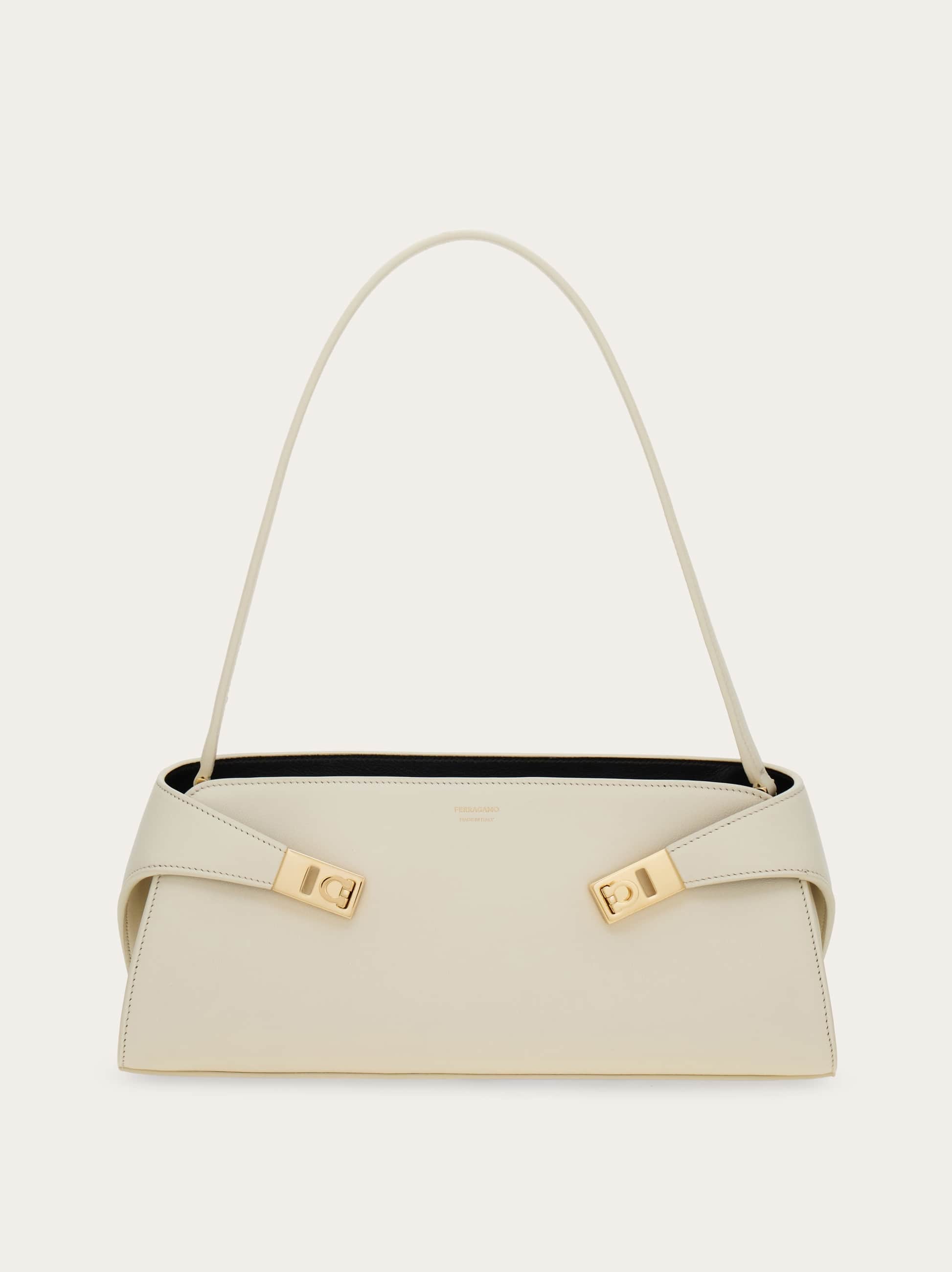 Ferragamo Women Hug East-West shoulder bag White