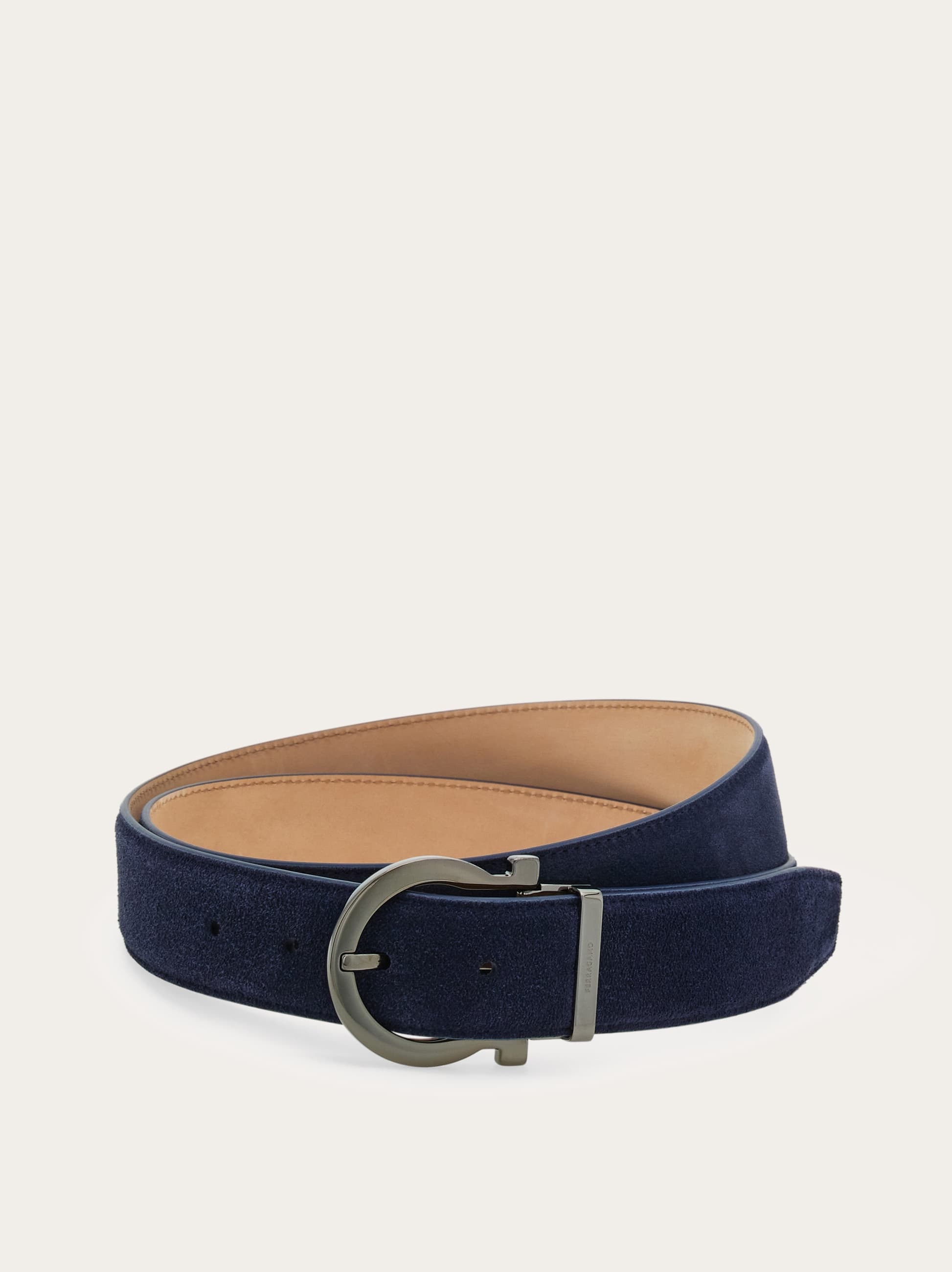 Ferragamo Uomo Cintura regolabile Blu