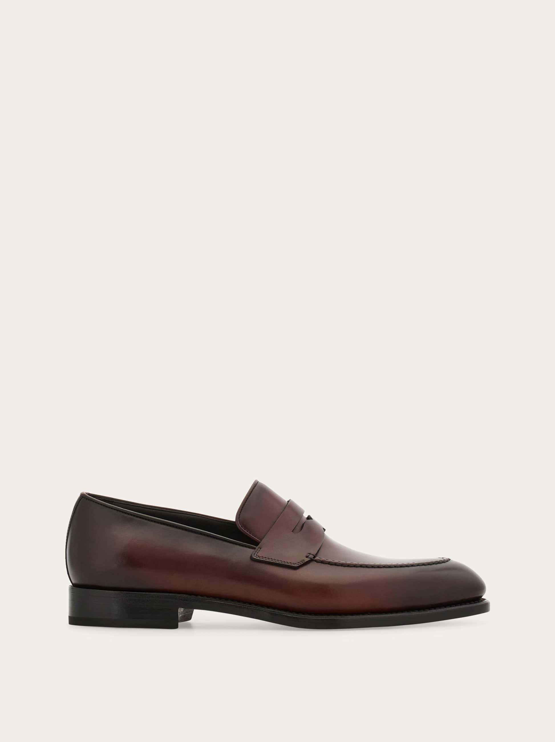 Ferragamo Men Tramezza penny loafer Brown Size 7.5