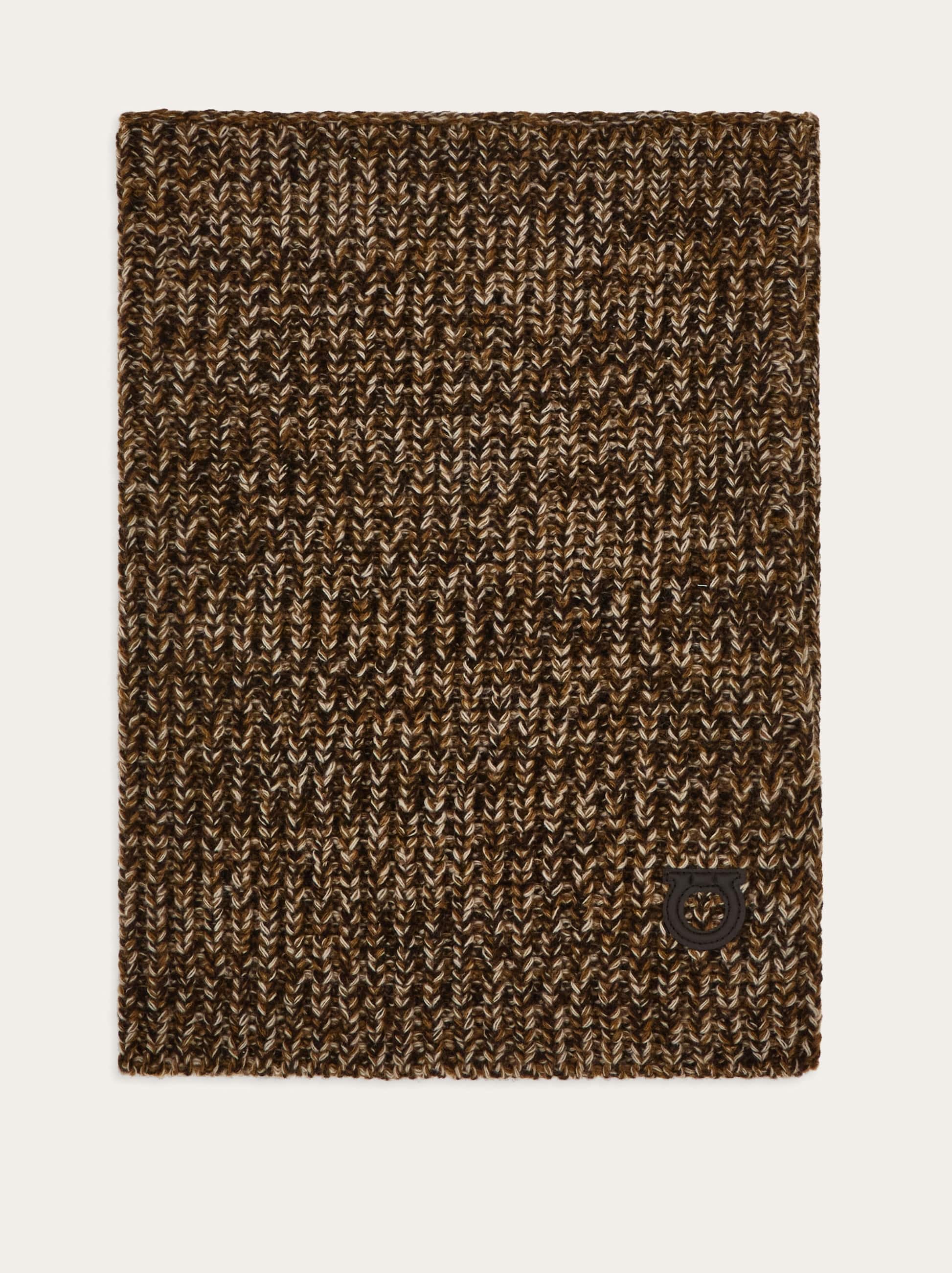 Ferragamo Men Cowl scarf Brown