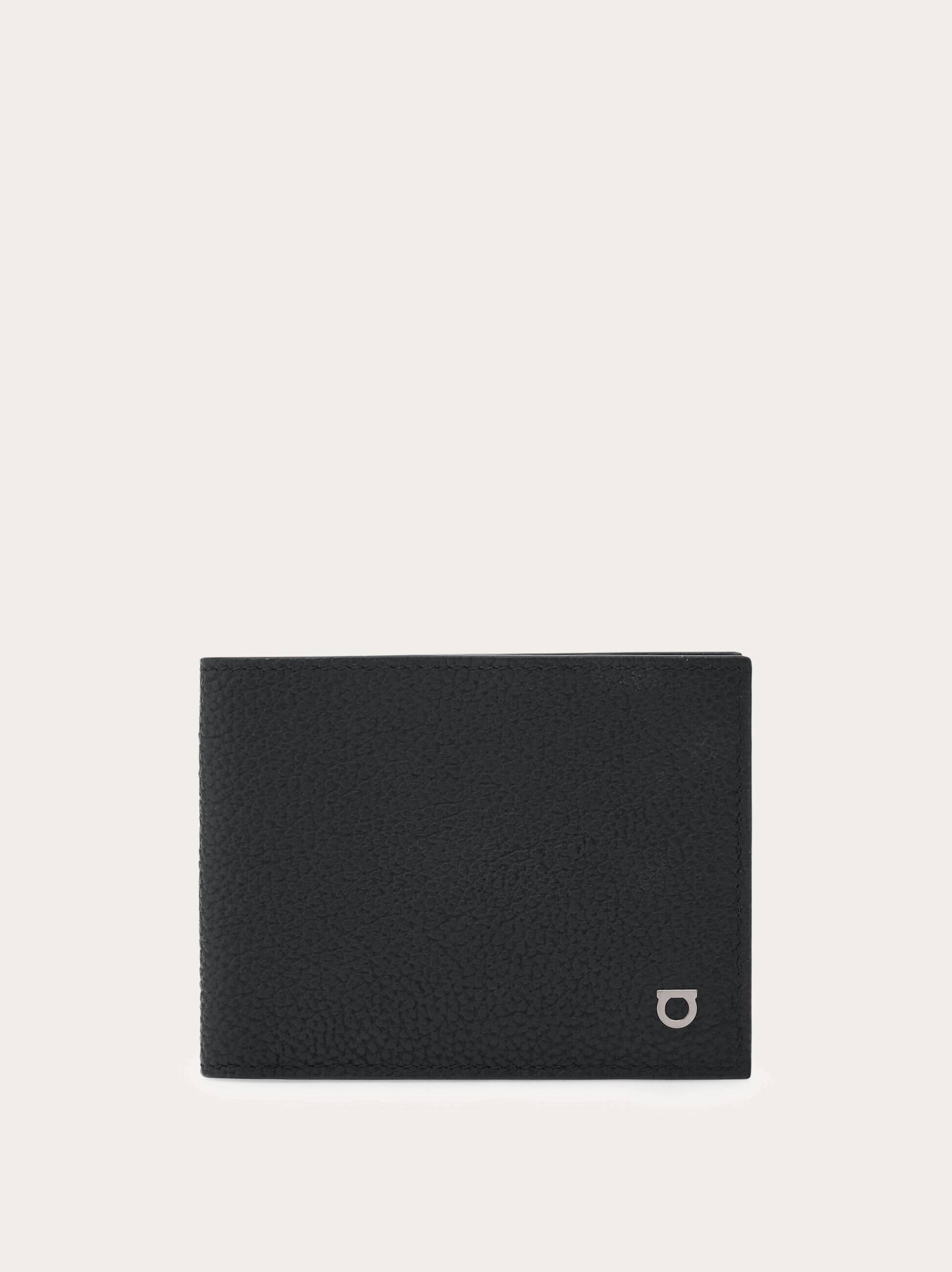 Ferragamo Uomo Portafoglio bifold Gancini Nero
