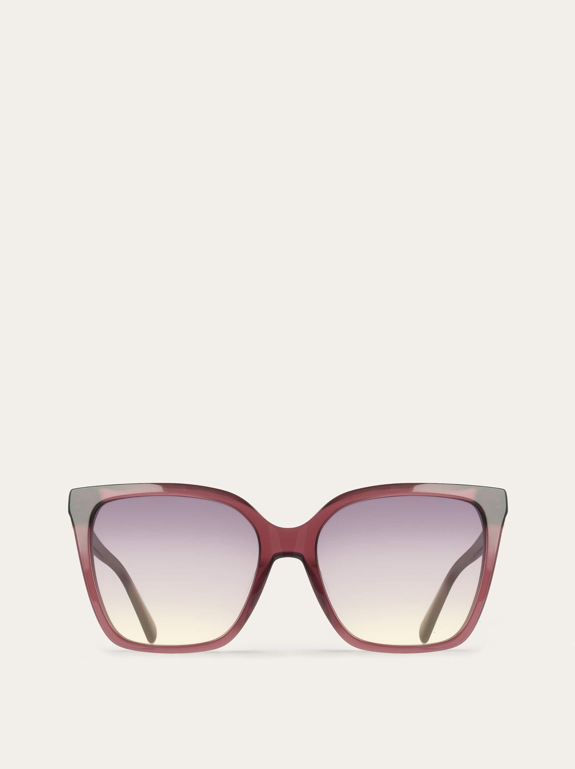 Ferragamo Square Frame Sunglasses In Pink