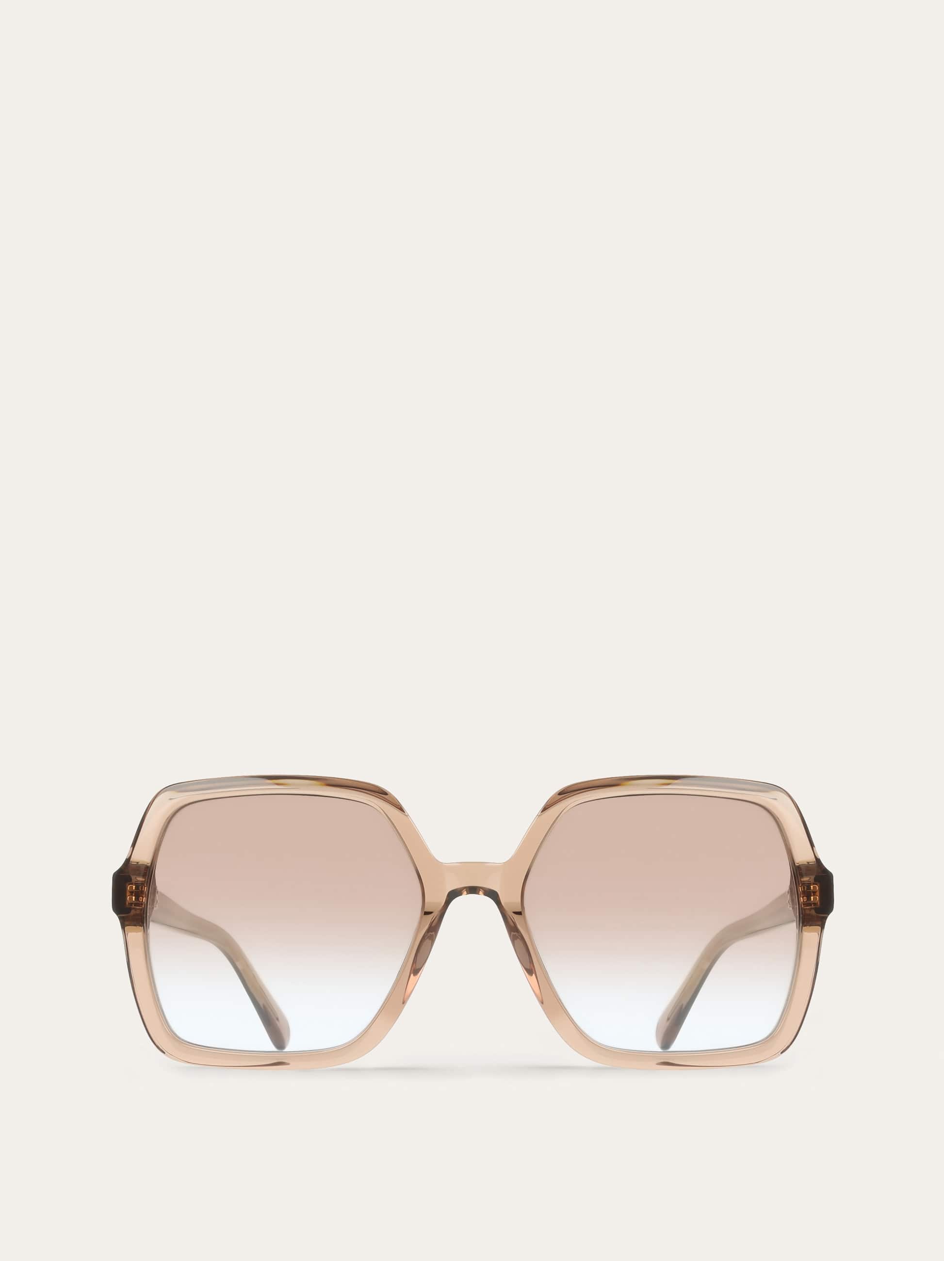 Ferragamo Donna Occhiali da sole squadrati Marrone
