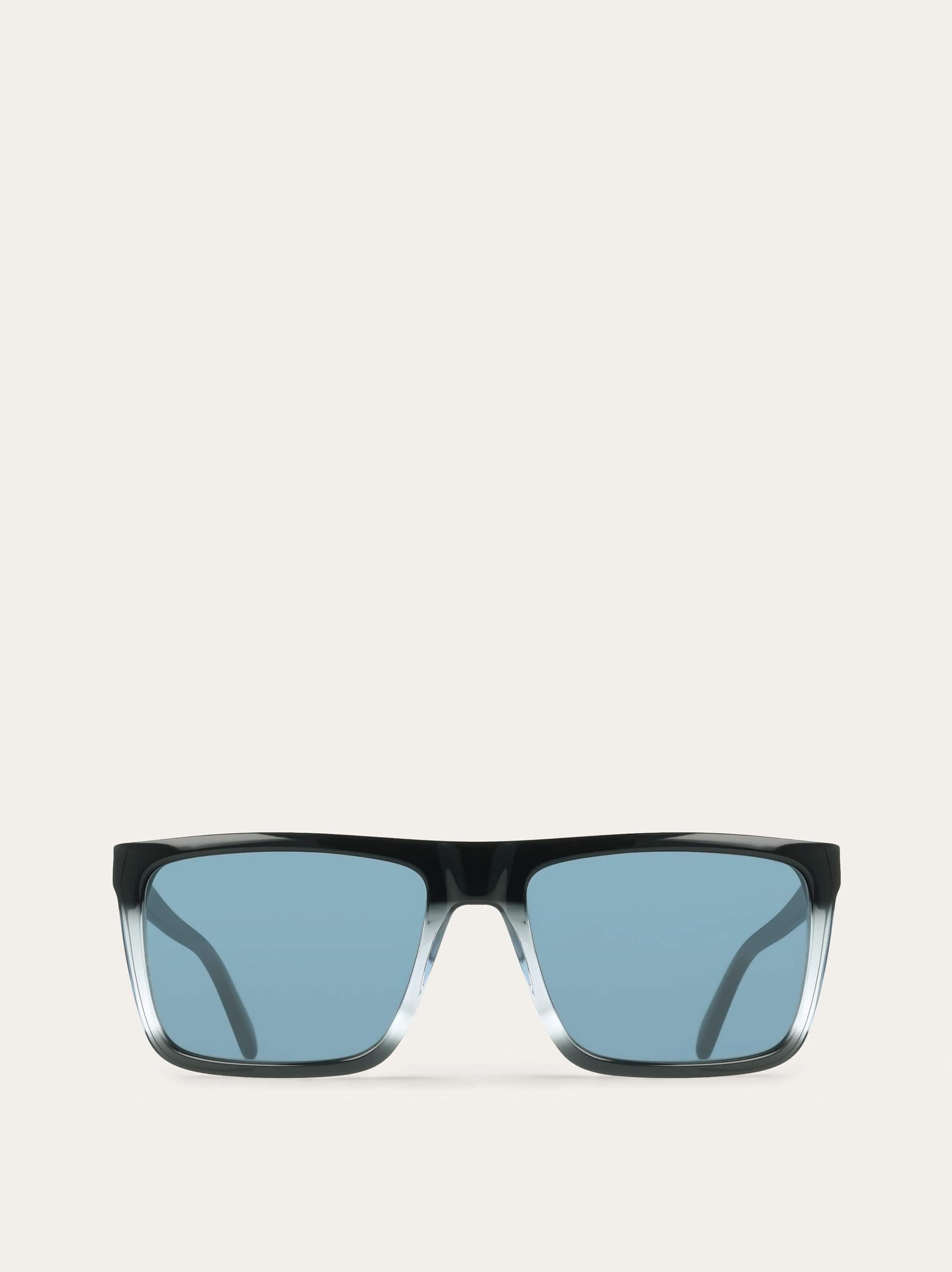 Ferragamo Men Rectangular frame sunglasses Grey