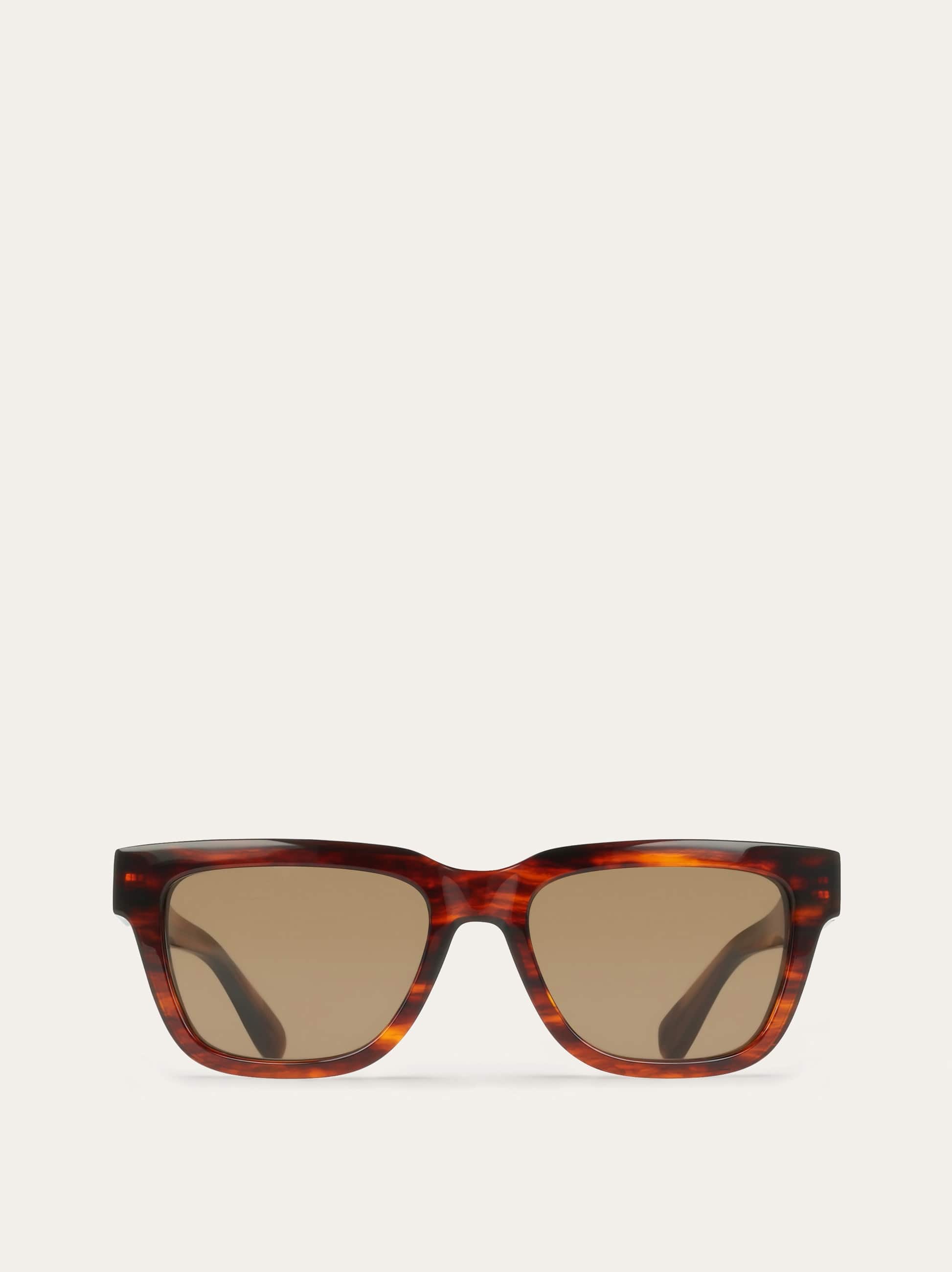 Ferragamo Men Square frame sunglasses Brown