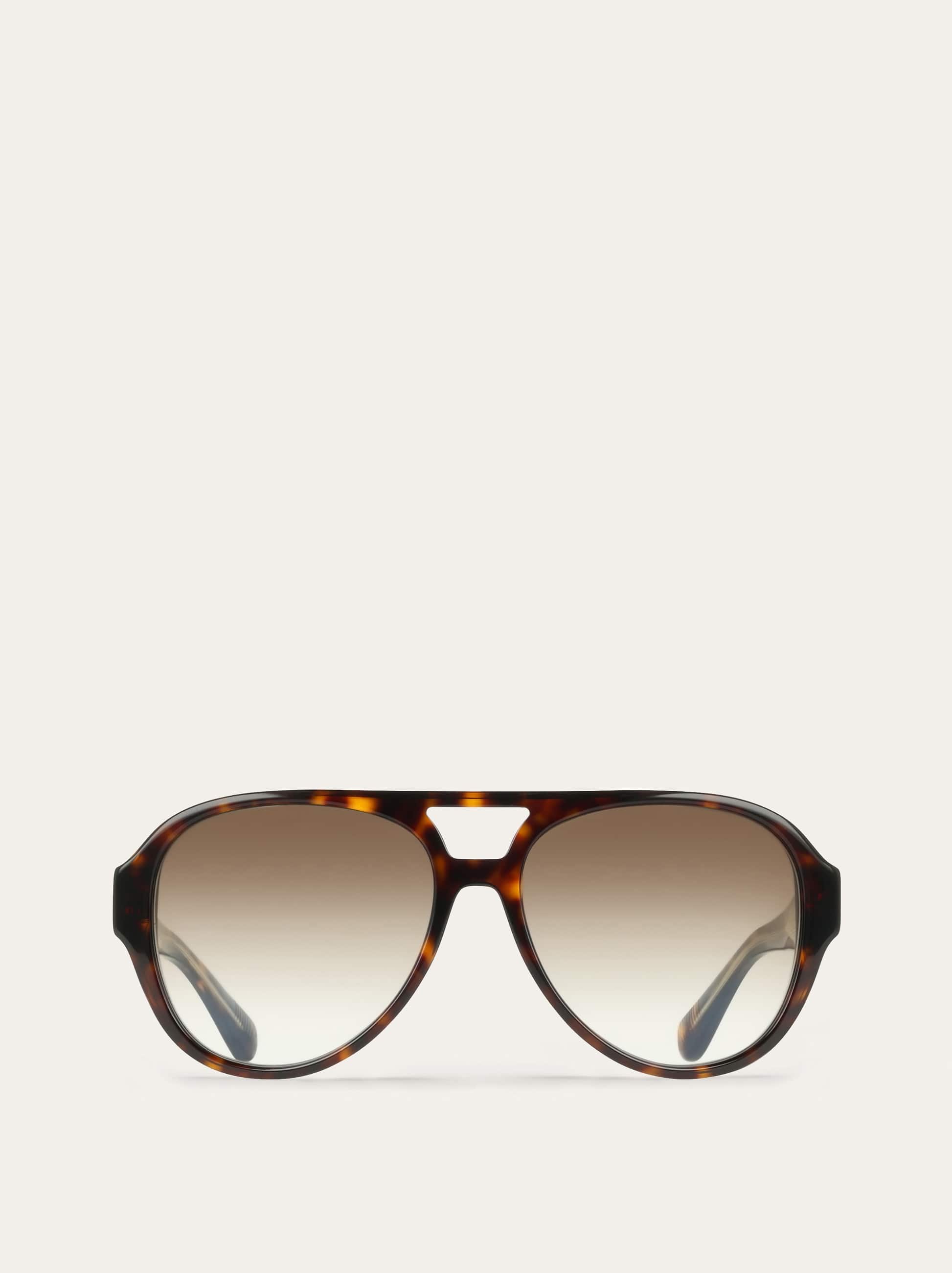 Ferragamo Uomo Occhiali da sole aviator Marrone
