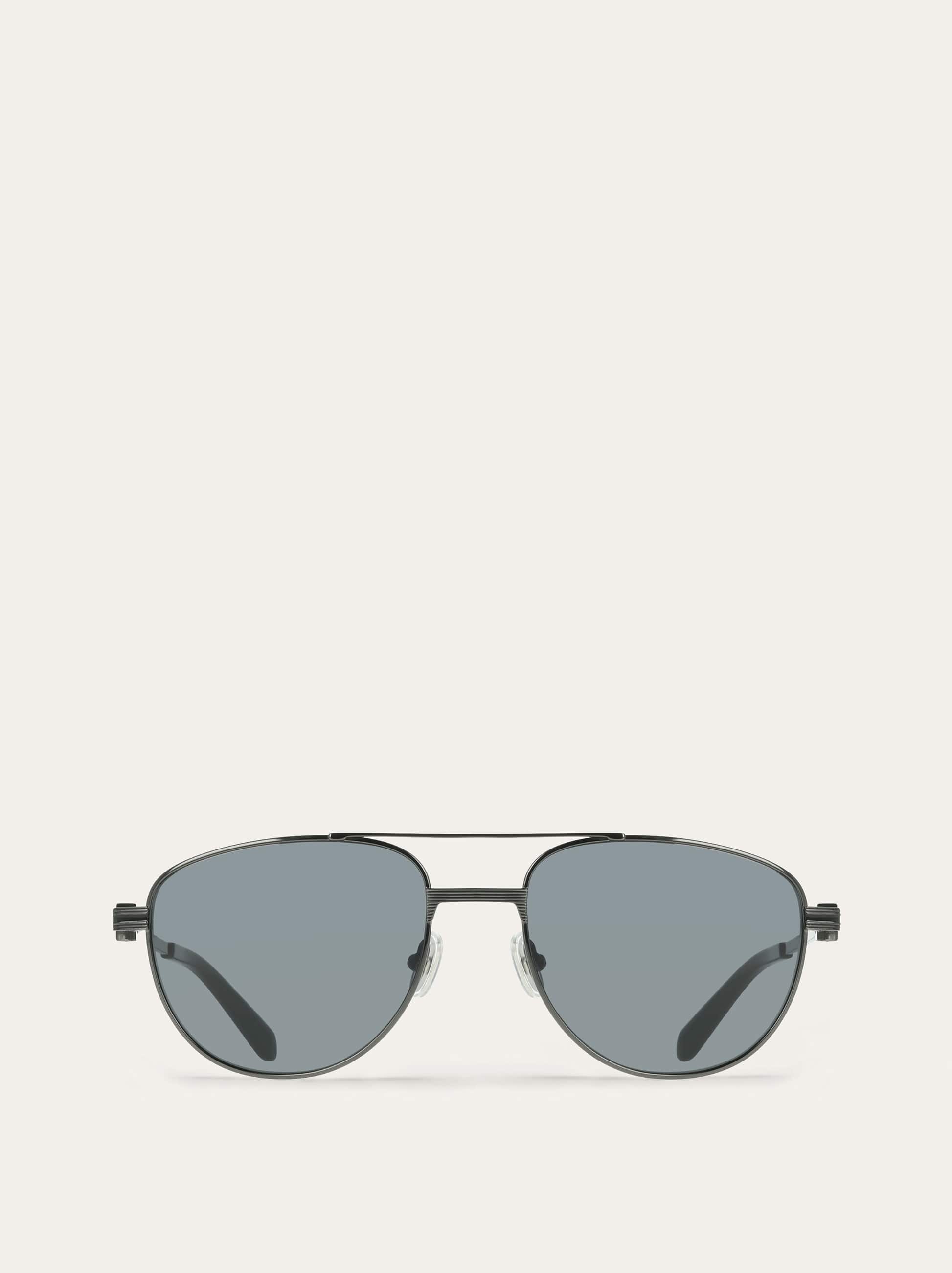 Ferragamo Men Aviator frame sunglasses Grey