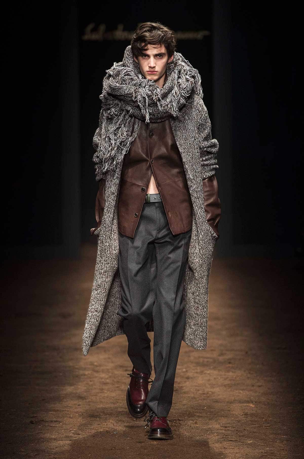 Salvatore Ferragamo メンズ 15 16 年秋冬 ルック